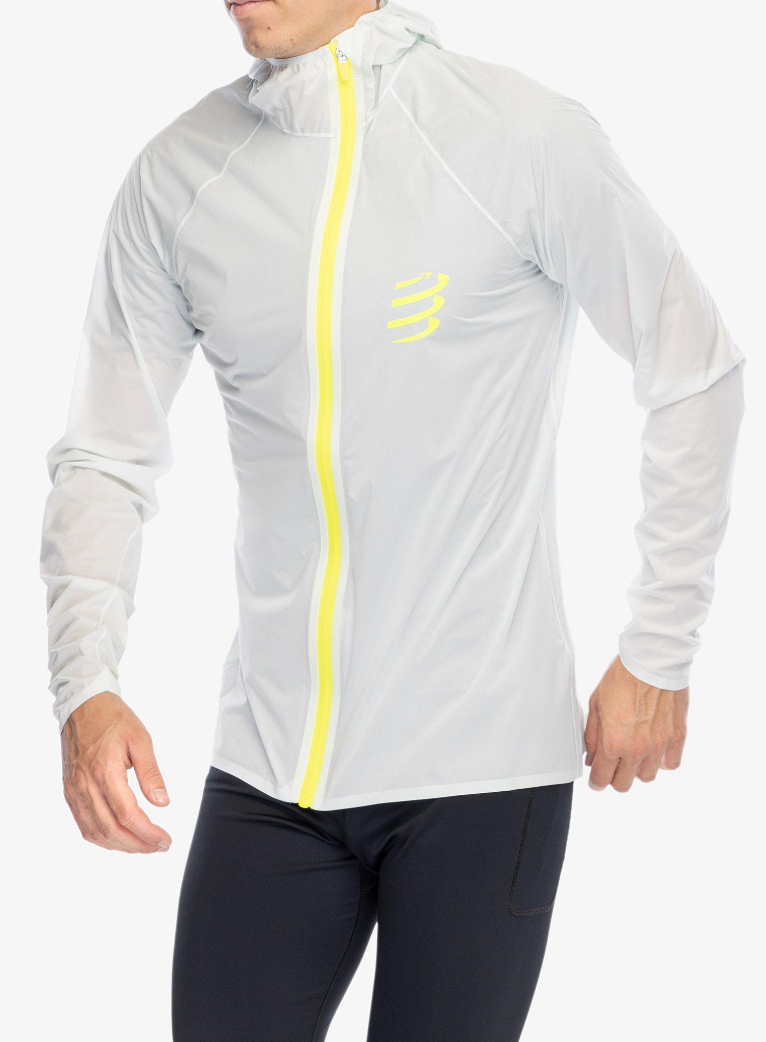 Jakna za tek Compressport Hurricane Waterproof 10/10 Jacket - ice flow