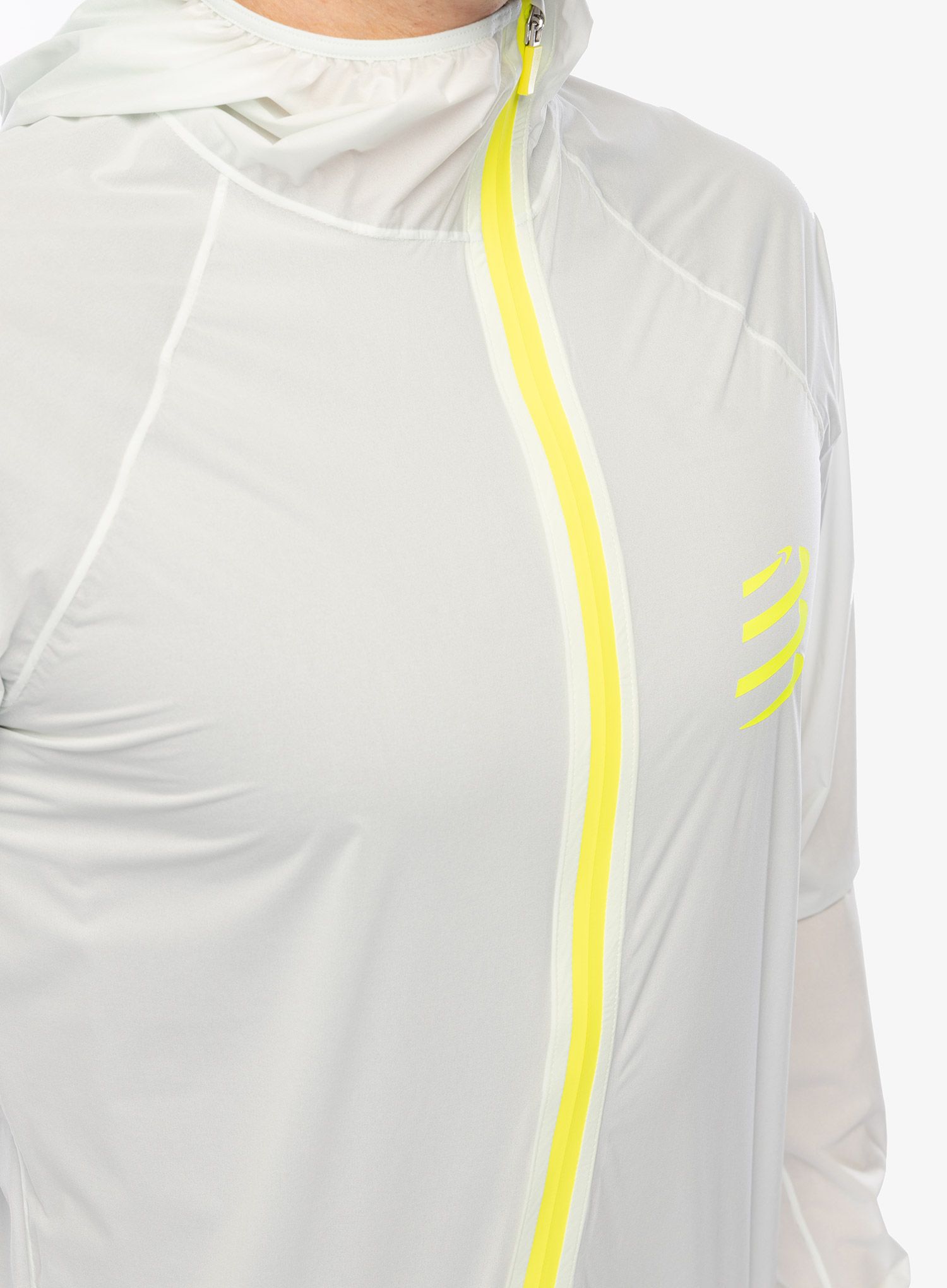 Jakna za tek Compressport Hurricane Waterproof 10/10 Jacket - ice flow