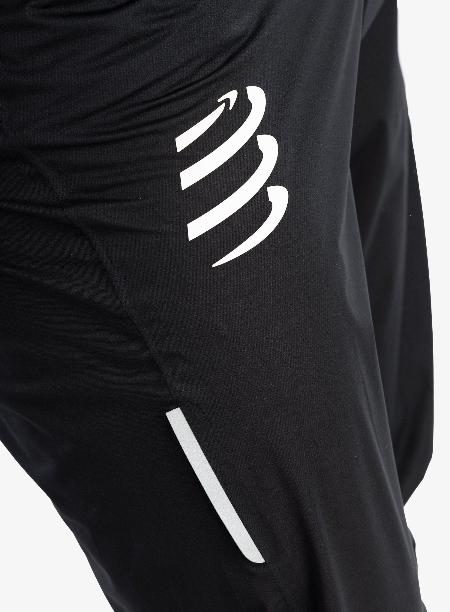 Tekaške hlače Compressport Hurricane Waterproof 10/10 Pants - black