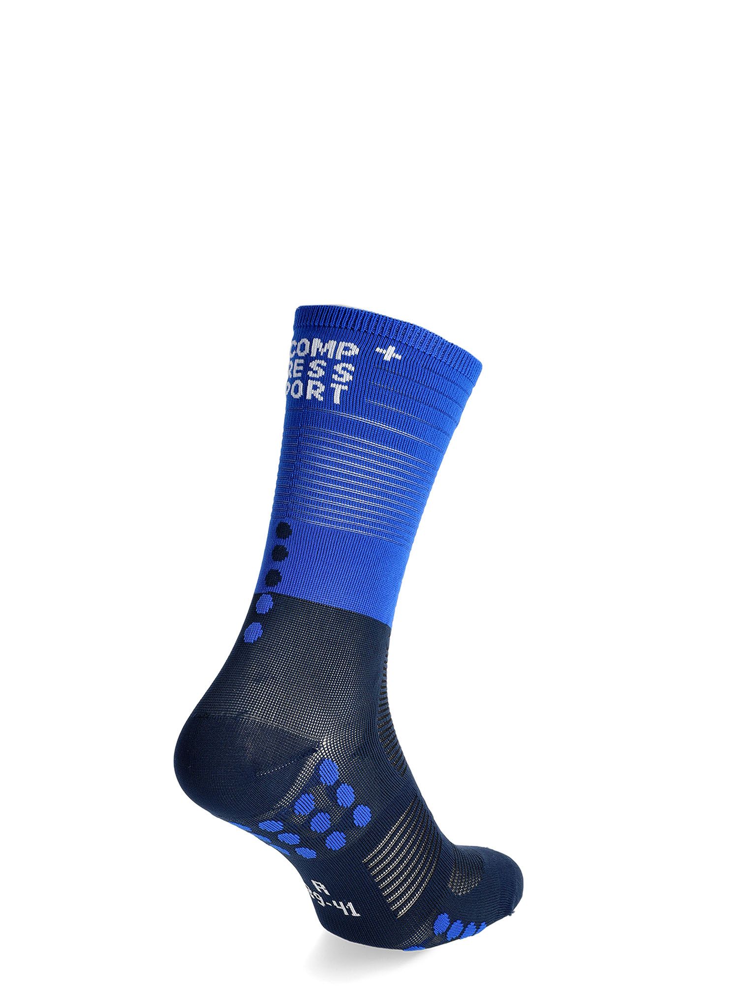 Tekaške nogavice Compressport Mid Compression Socks - blue lolite