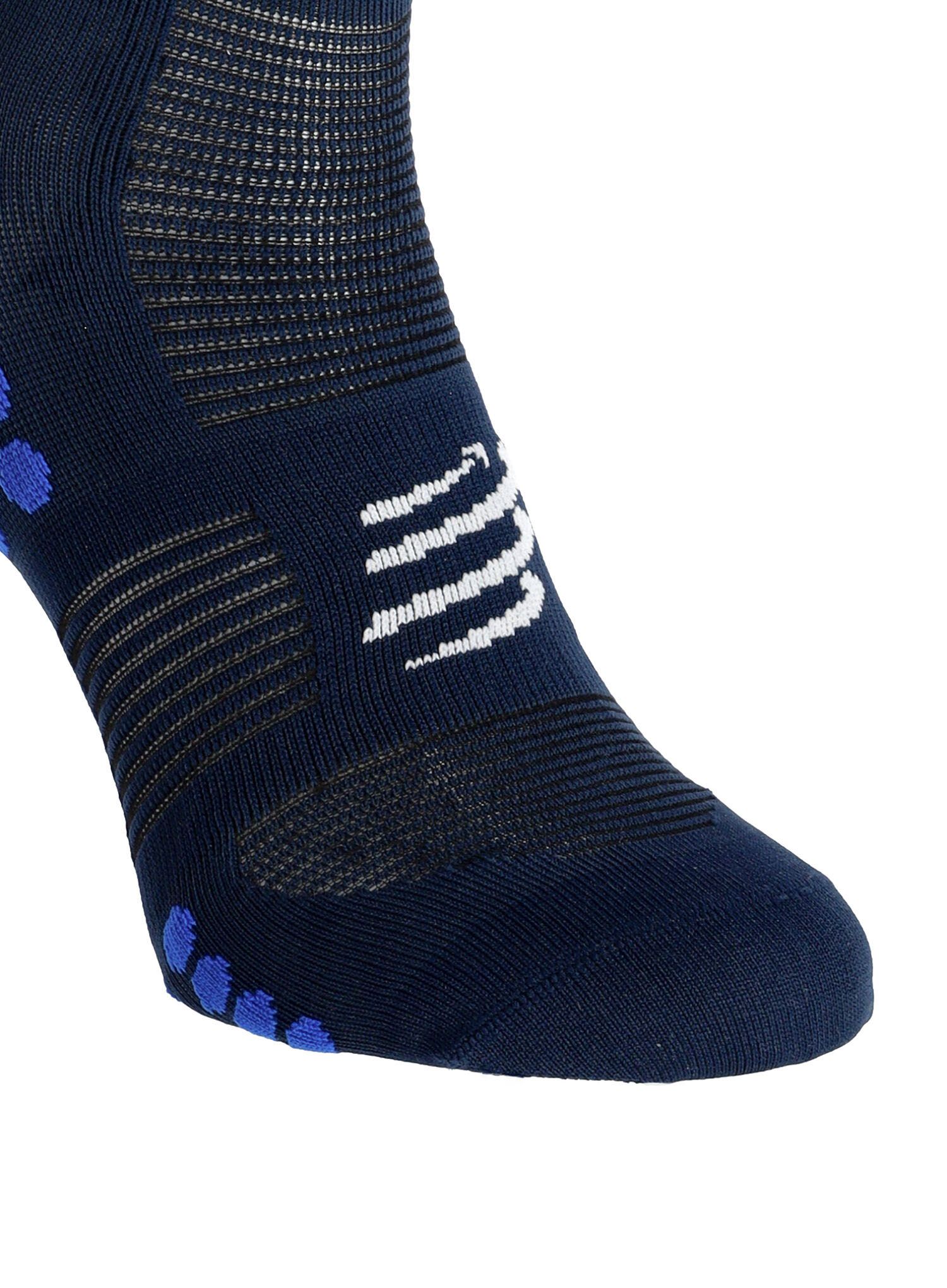 Tekaške nogavice Compressport Mid Compression Socks - blue lolite
