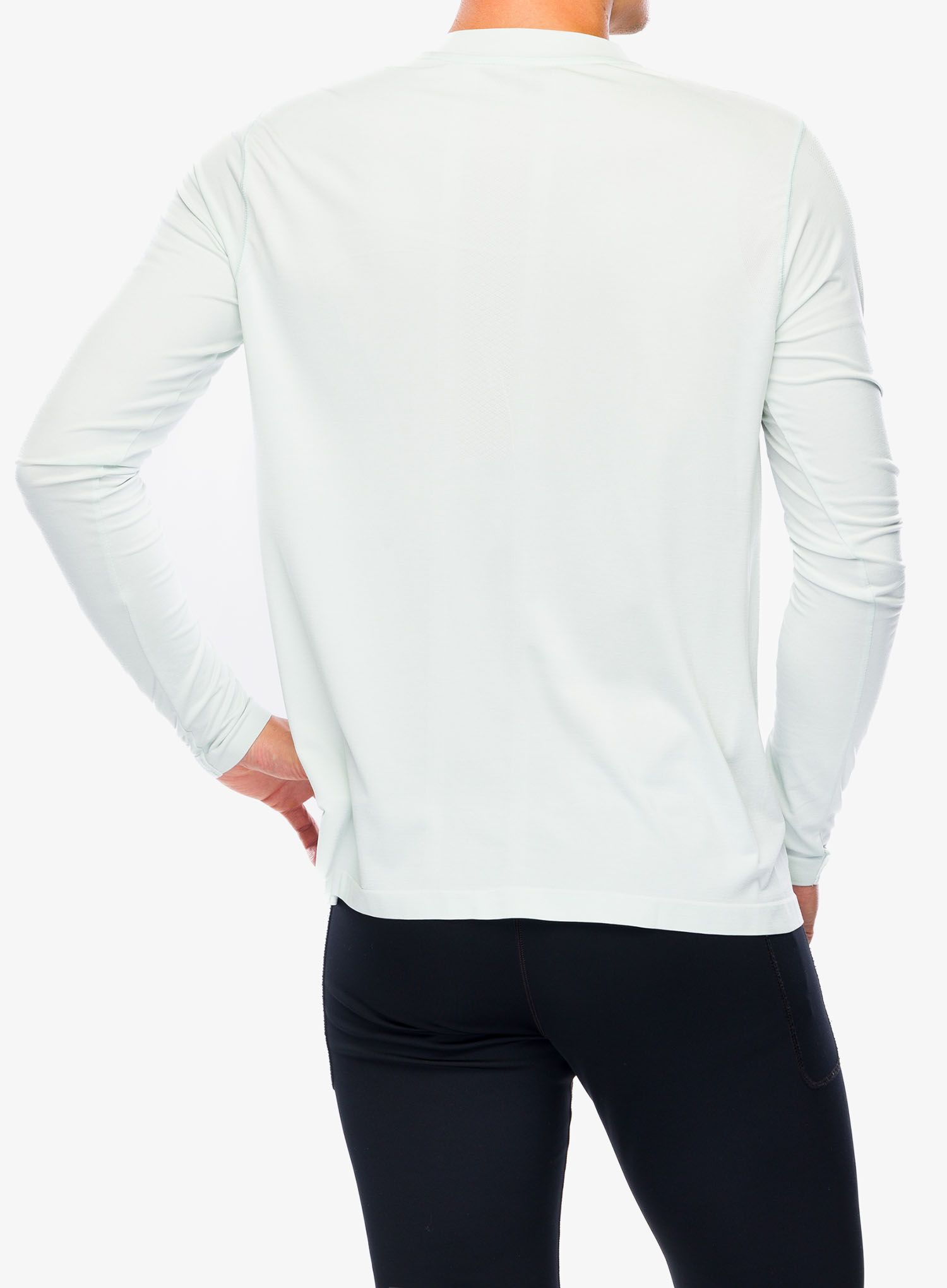Tekaška jopica Compressport Performance LS Tshirt - ice flow