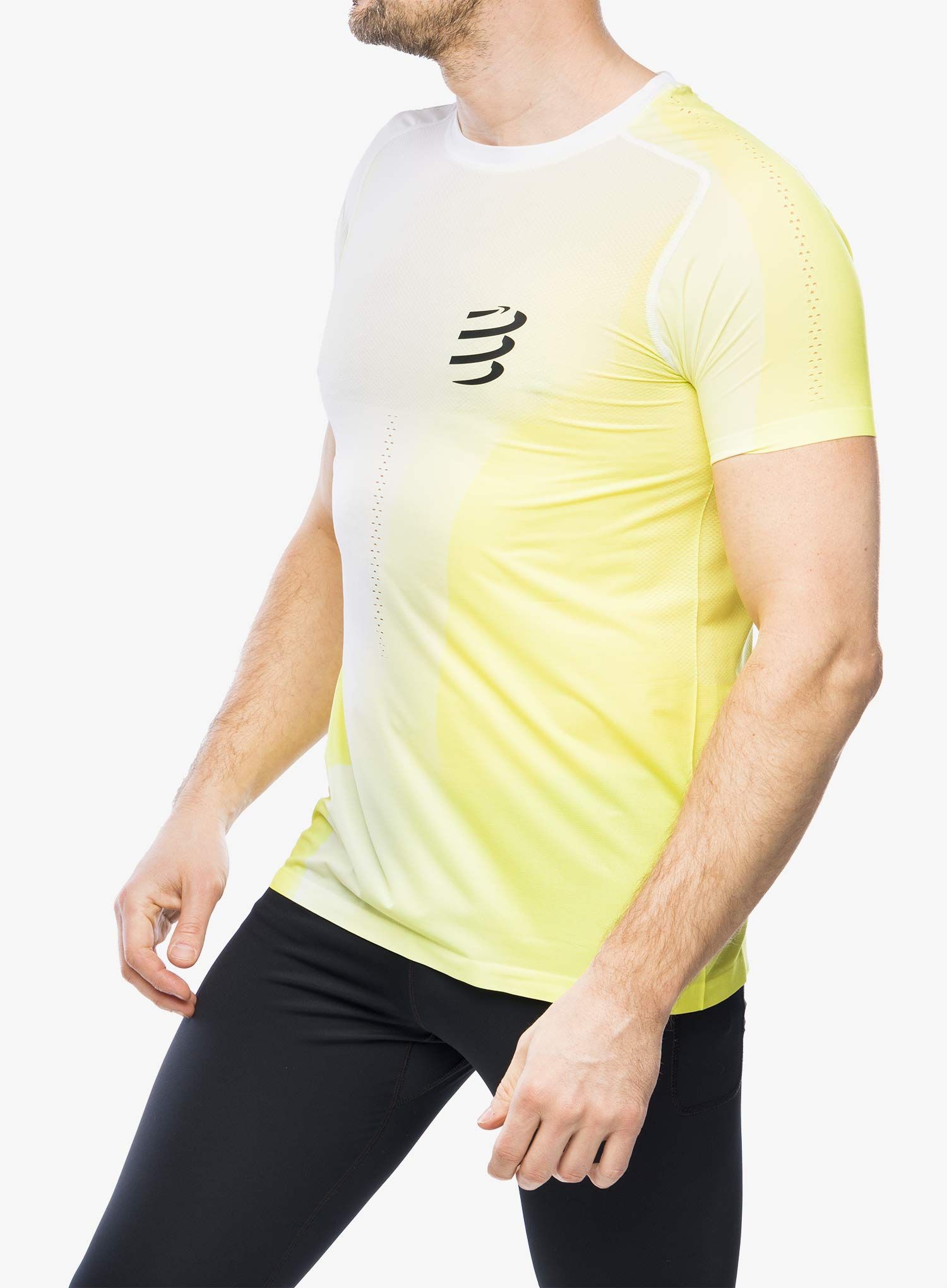 Majica za tek Compressport Performance S/S T-Shirt - safe yellow