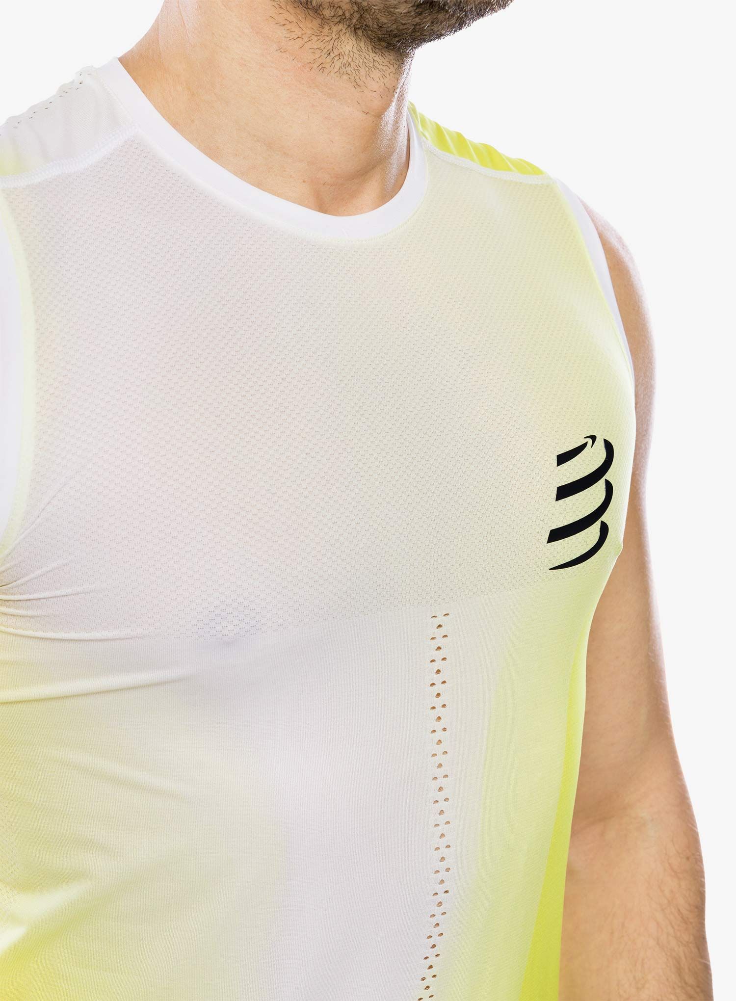 Športna majica Compressport Performance Tank - safe yellow