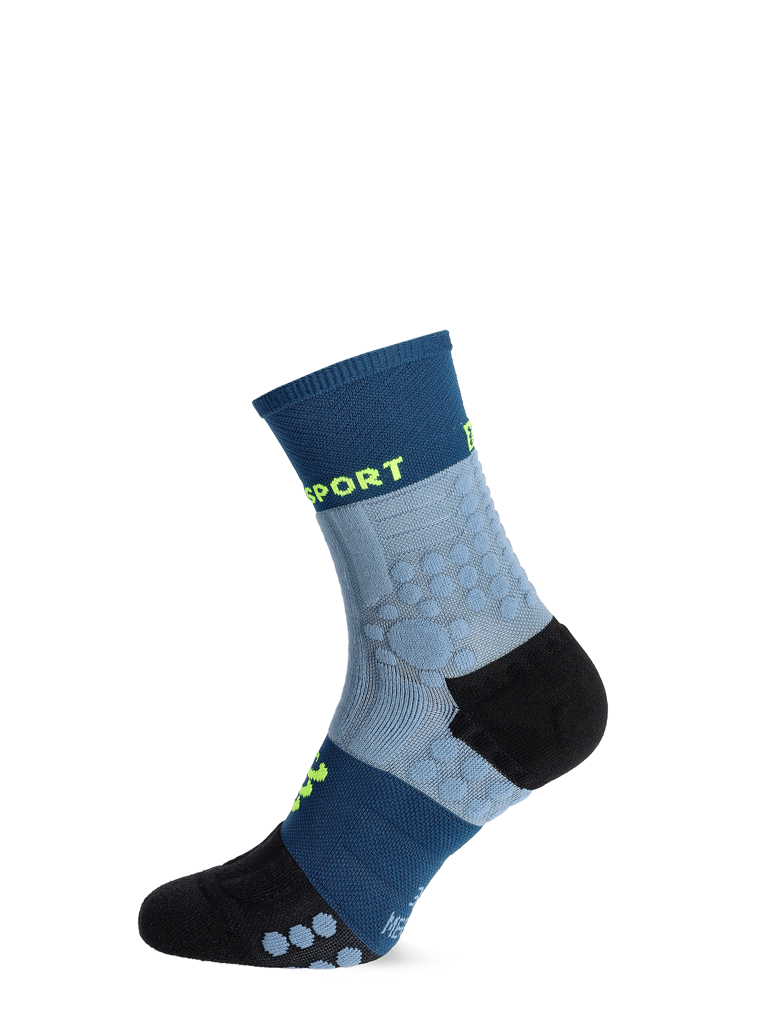 Tekaške nogavice Compressport Pro Racing Socks Winter Trail - denim/poseidon