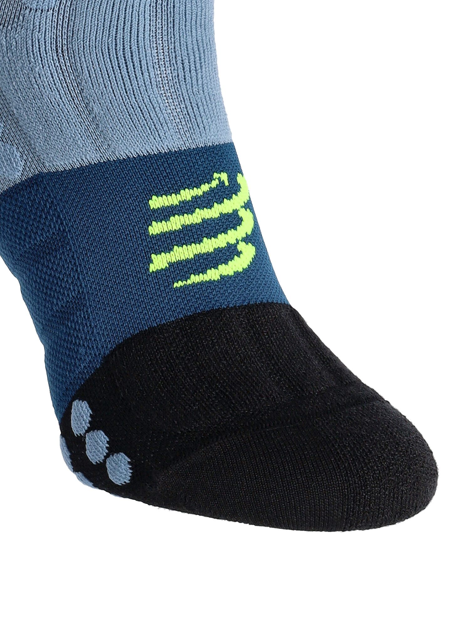 Tekaške nogavice Compressport Pro Racing Socks Winter Trail - denim/poseidon