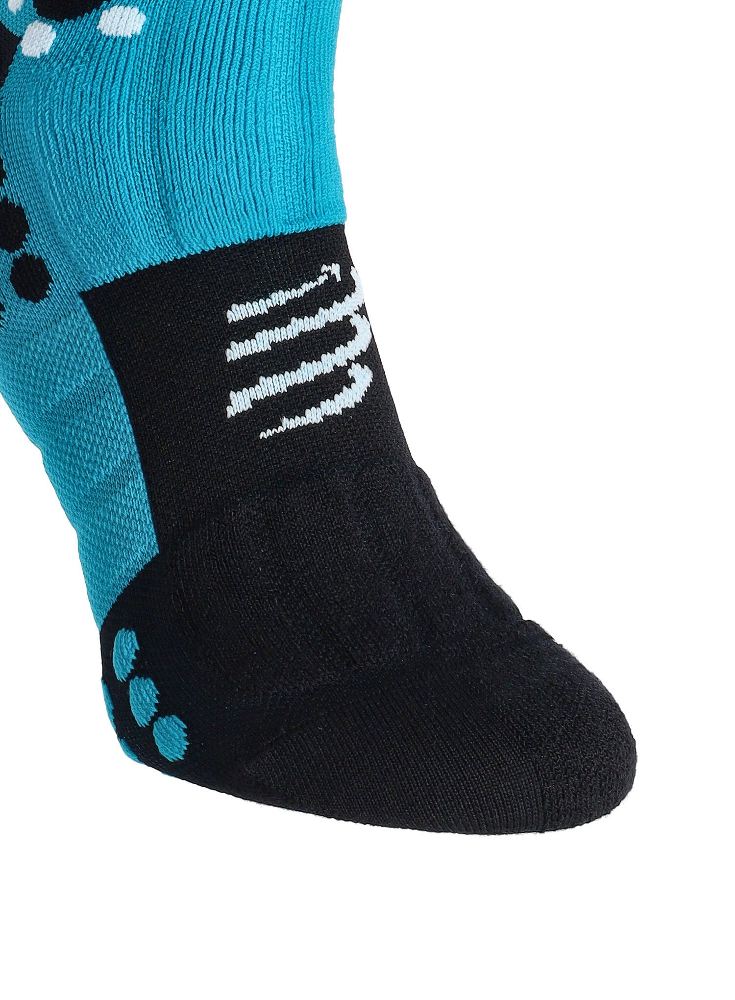Tekaške nogavice Compressport Pro Racing Socks Winter Trail - mosaic blue/black