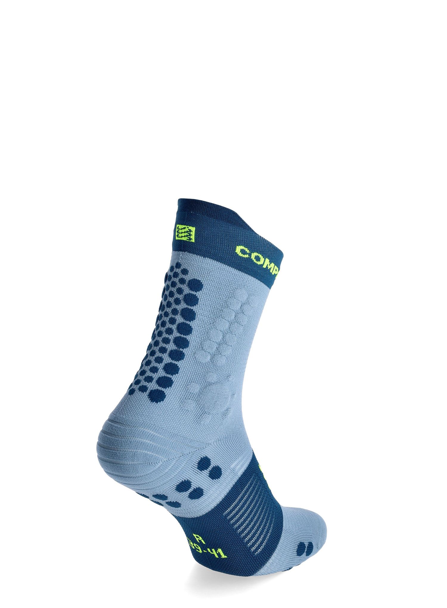 Tekaške nogavice Compressport Pro Racing Socks v4.0 Trail - denim/poseidon