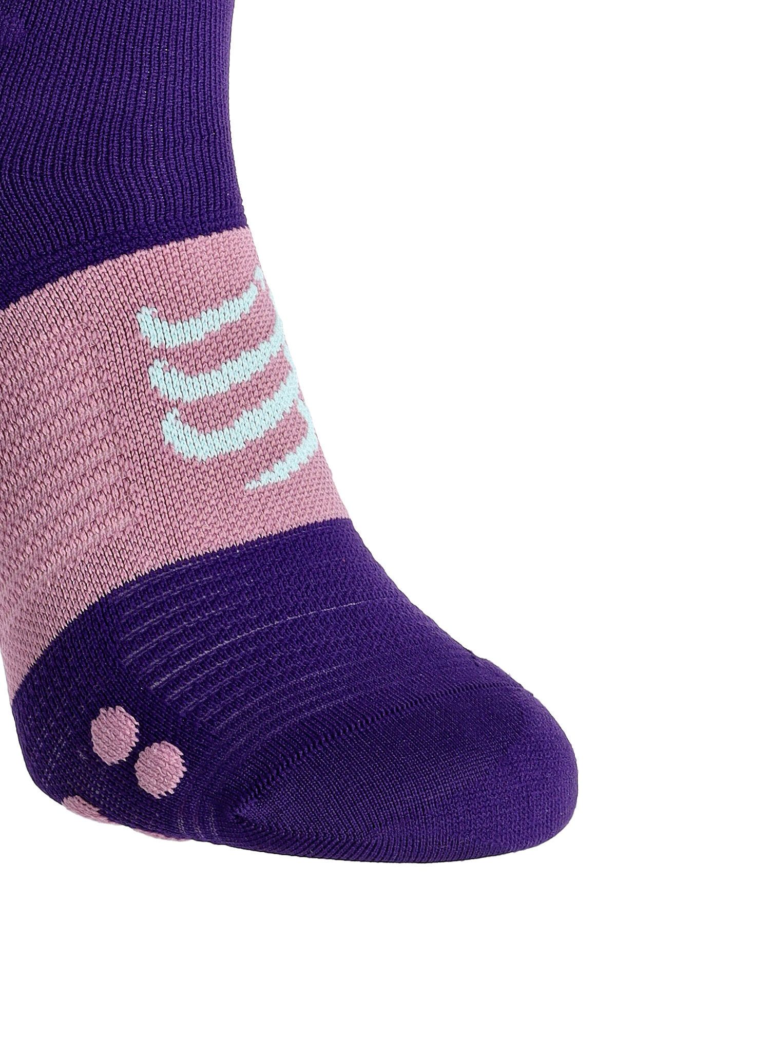 Tekaške nogavice Compressport Pro Racing Socks v4.0 Trail - purple/grape