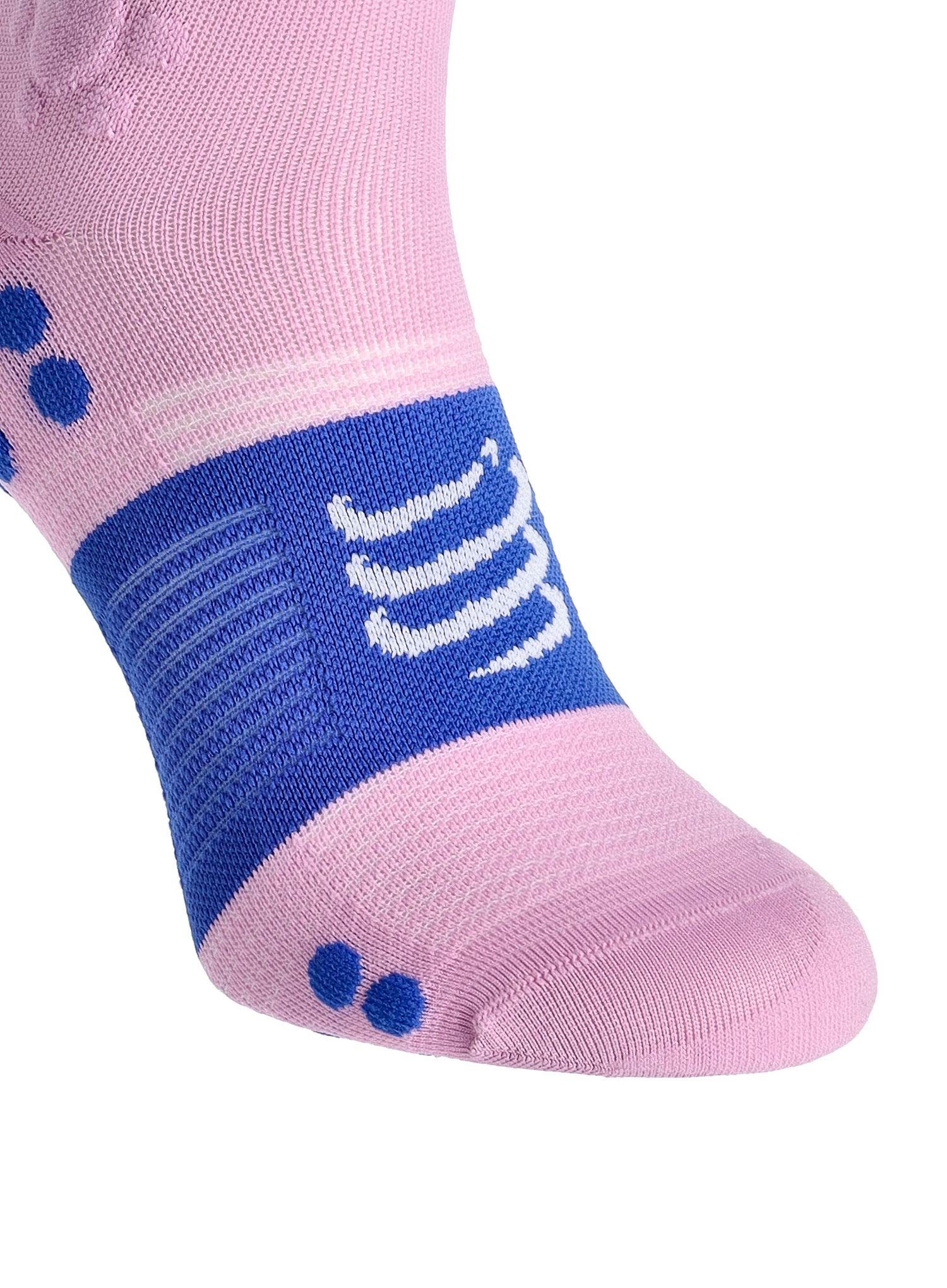 Tekaške nogavice Compressport Pro Racing Socks v4.0 Trail - lupine/dazz blue