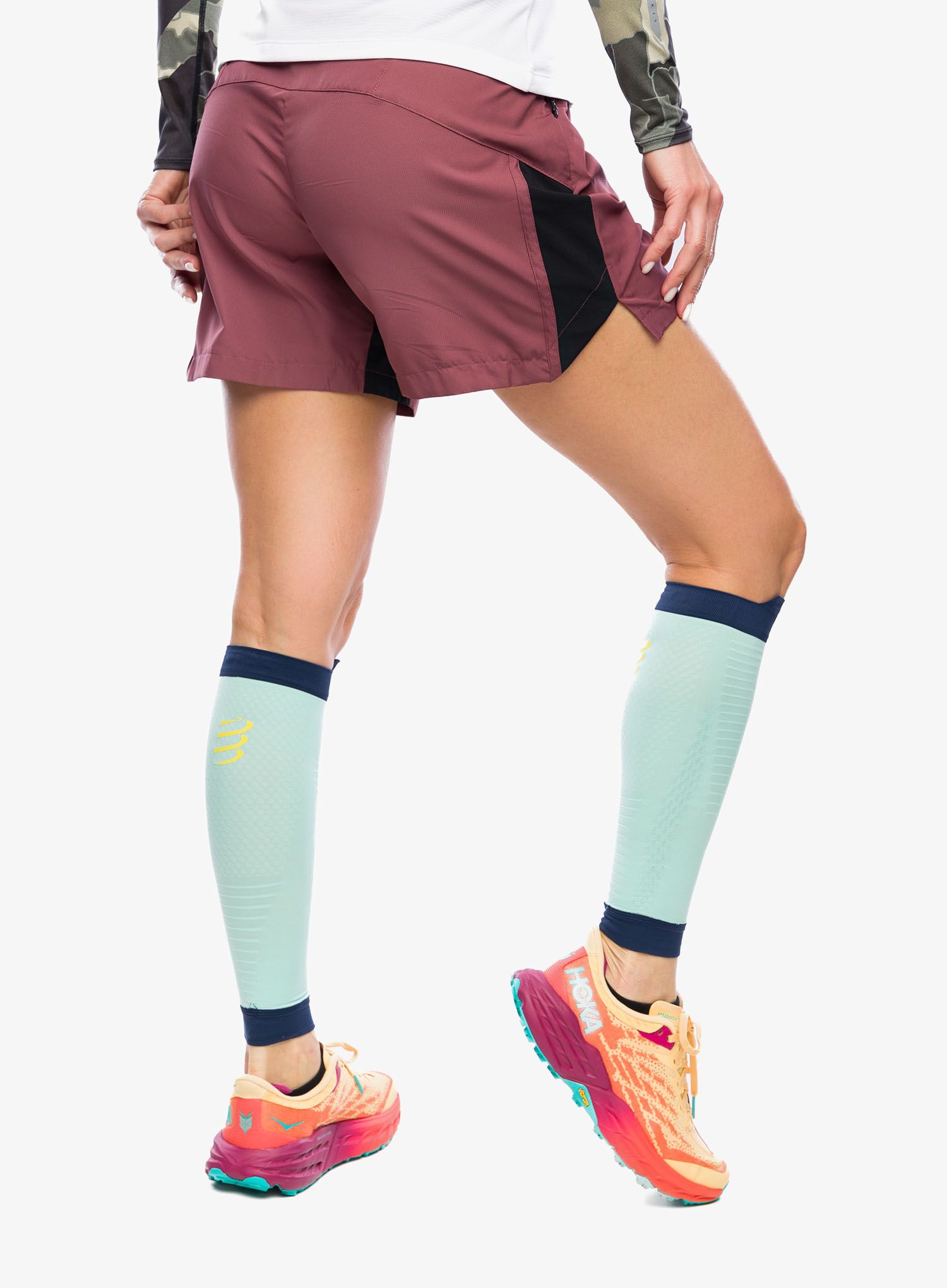 Kompresijske nogavice Compressport R2 3.0 - shell blue/blues