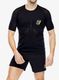 Tekaška majica Compressport Racing SS T-Shirt - black/safe yellow