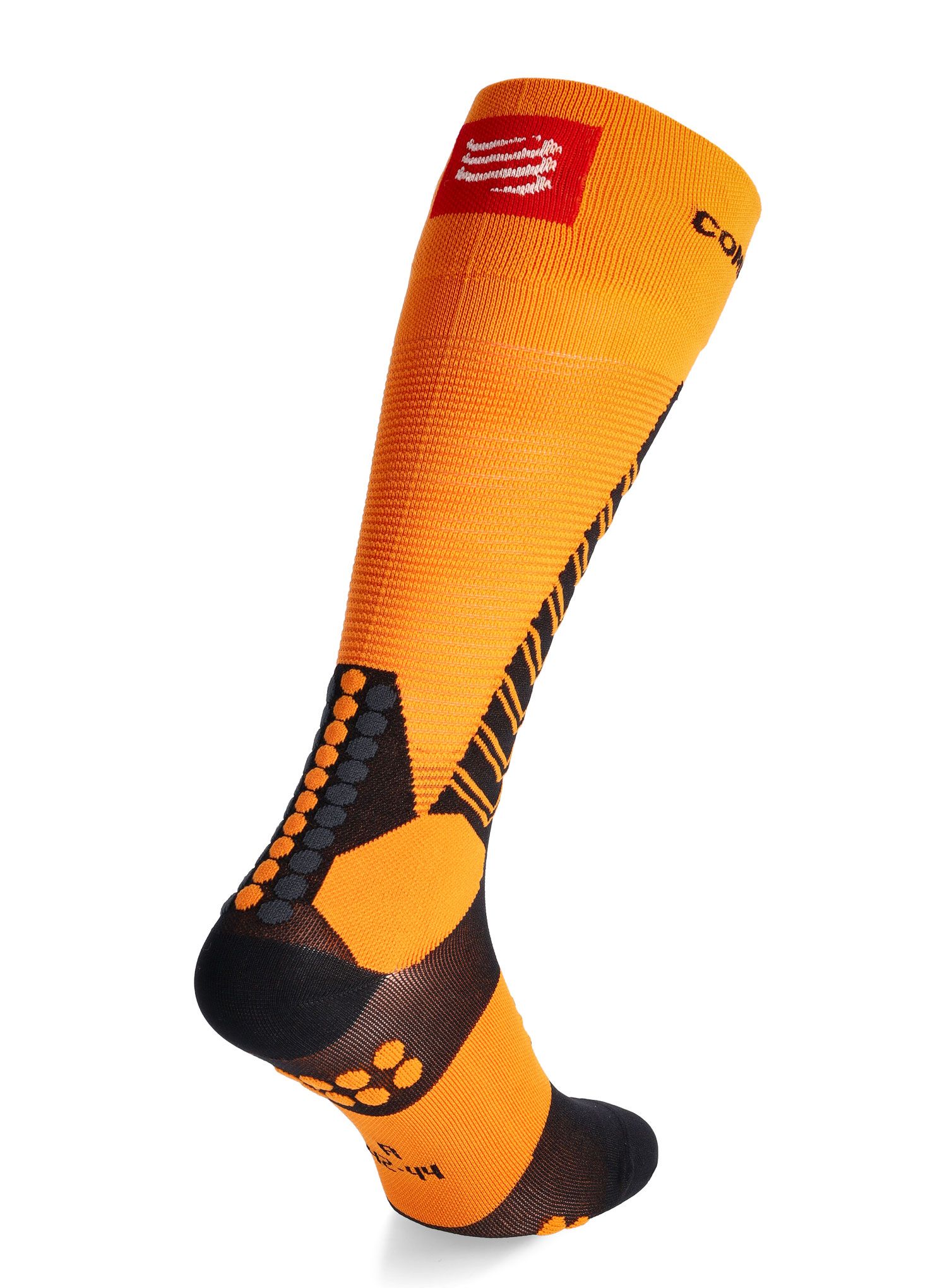 Nogavice za turno smučanje Compressport Ski Mountaineering Full Socks - autumn glory/black