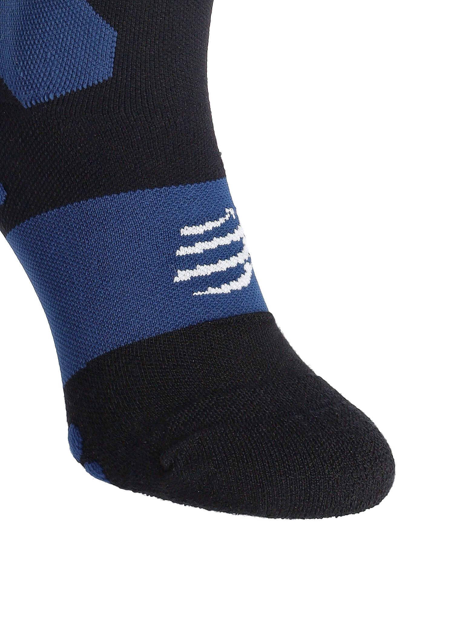 Nogavice za turno smučanje Compressport Ski Touring Full Socks - black/estate blue