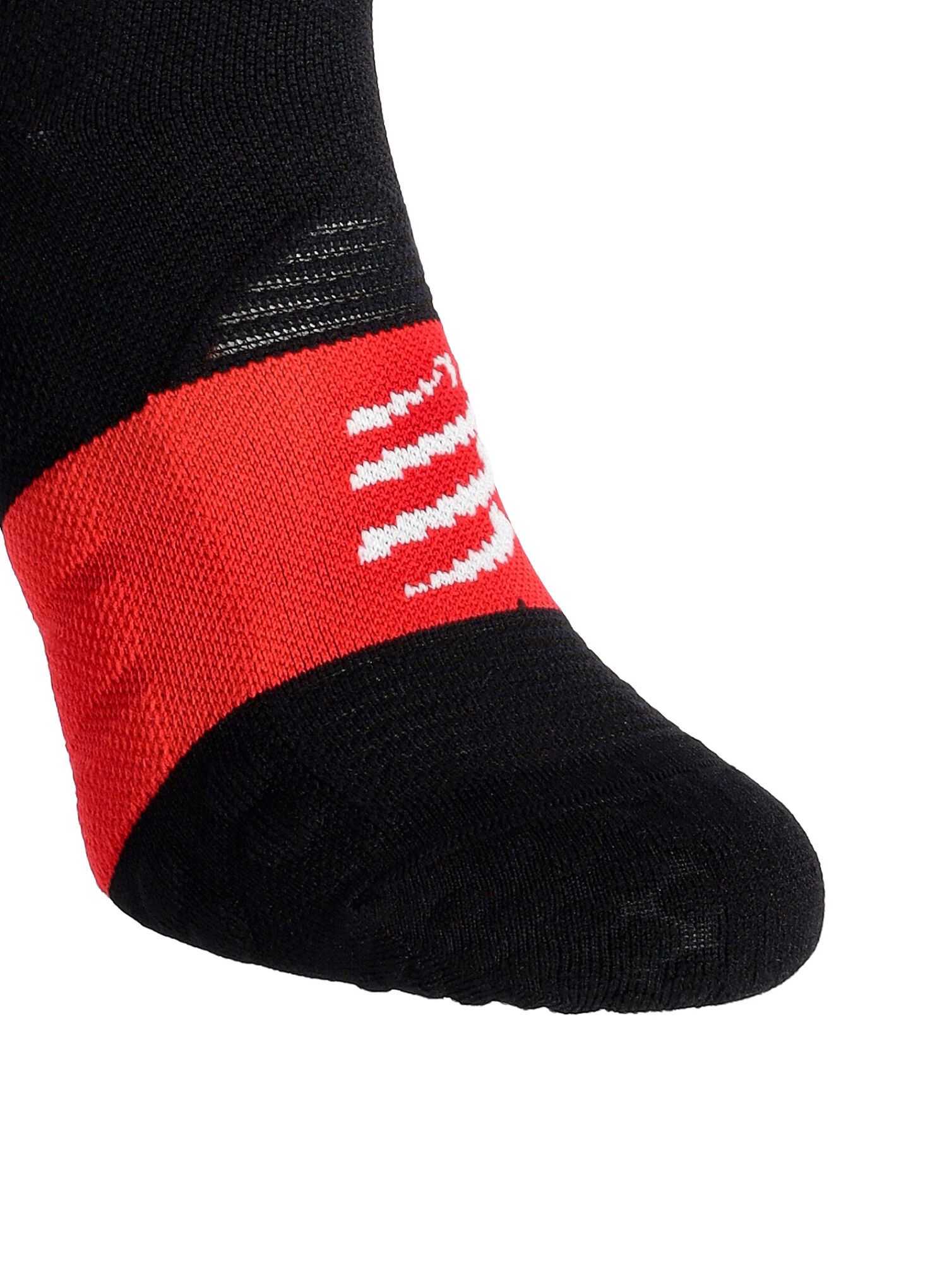 Tekaške nogavice Compressport Ultra Trail Socks v2.0 Low - black/red