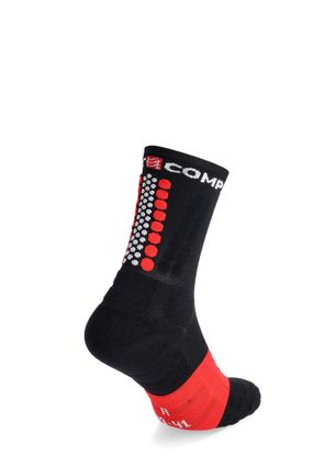 Tekaške nogavice Compressport Ultra Trail Socks v2.0 - black/red