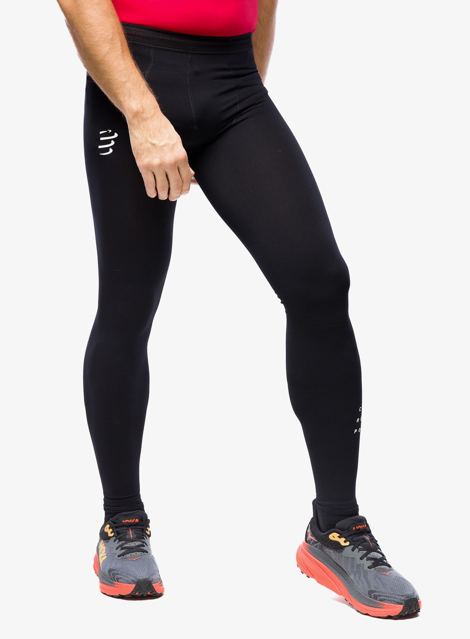 Tekaške pajkice Compressport Under Control Full Tight - black