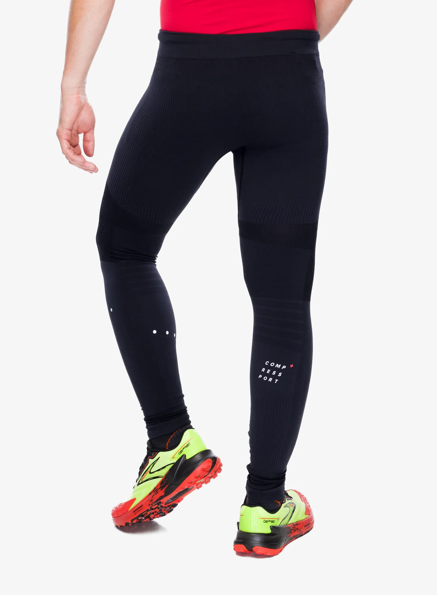 Tekaške pajkice Compressport Winter Running Legging M - black