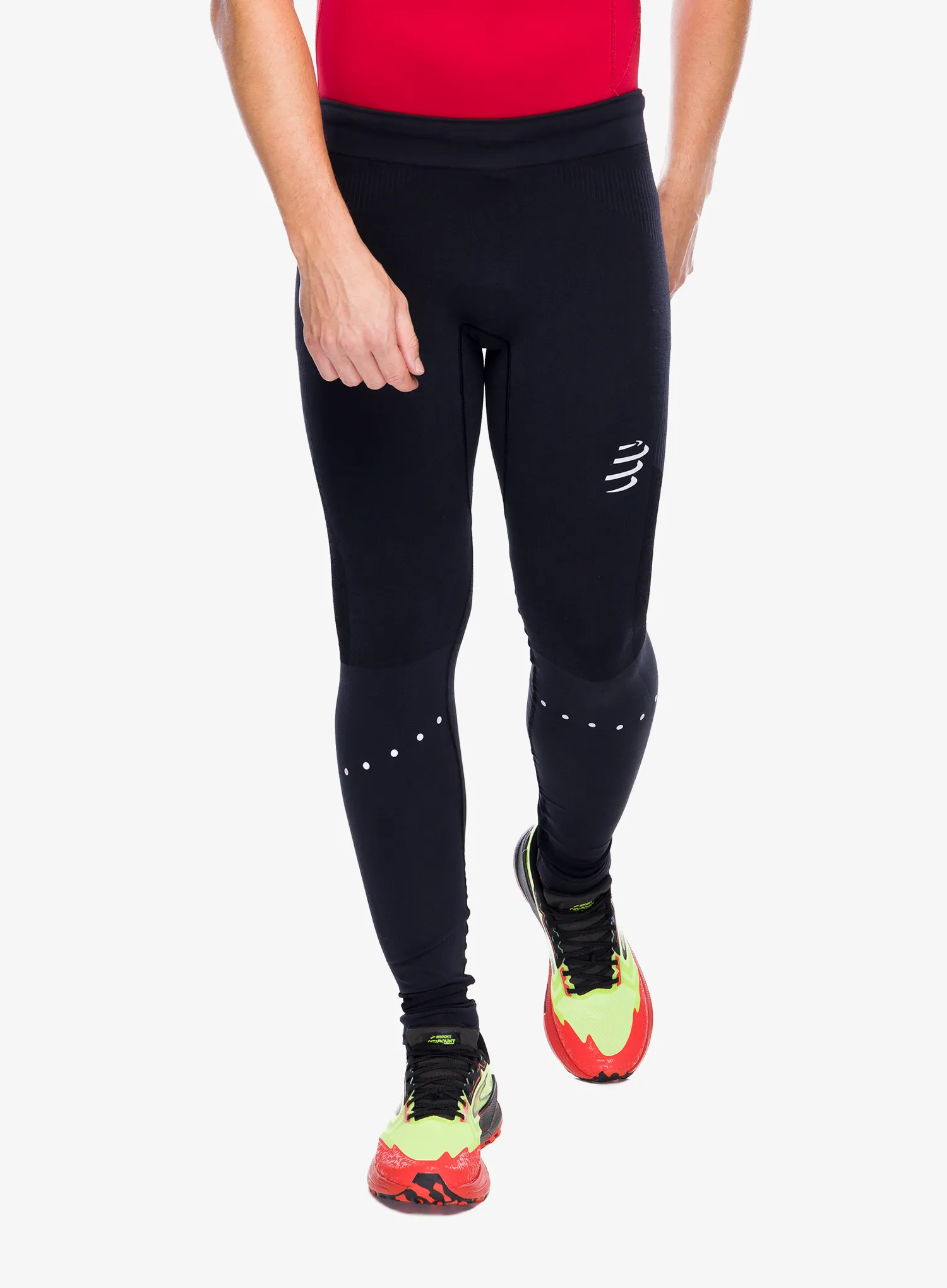Tekaške pajkice Compressport Winter Running Legging M - black