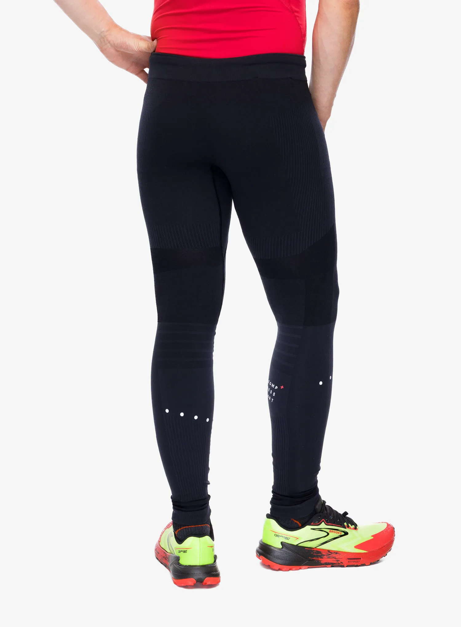Tekaške pajkice Compressport Winter Running Legging M - black