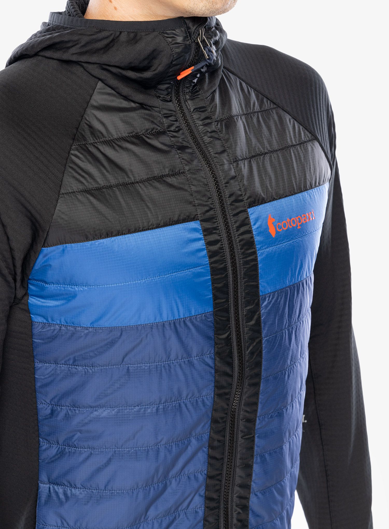 Hibridna jakna Cotopaxi Capa Hybrid Insulated Hooded Jacket - black/maritime
