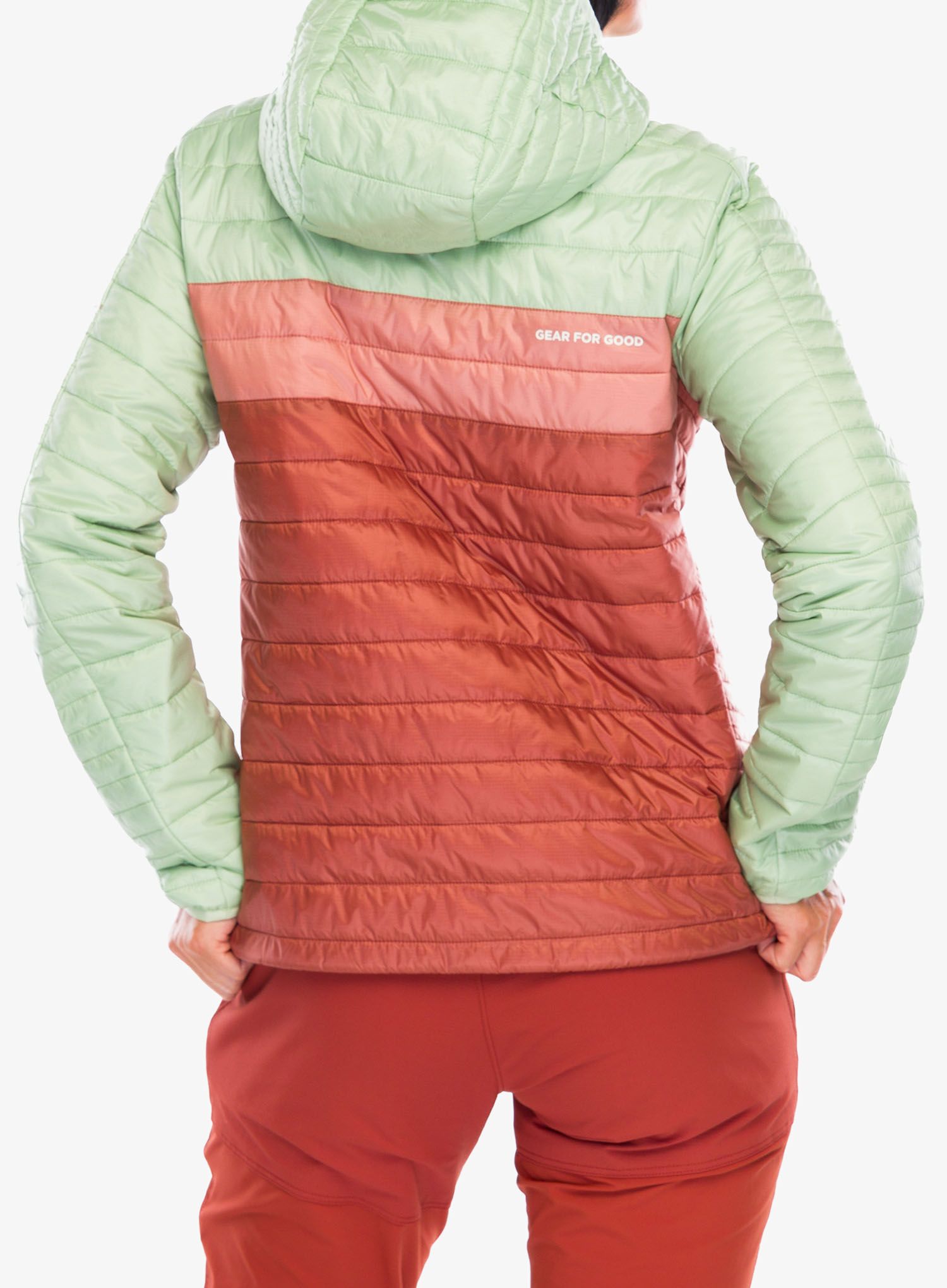 Ženska sintetična jakna Cotopaxi Capa Insulated Hooded Jacket - green tea/faded brick