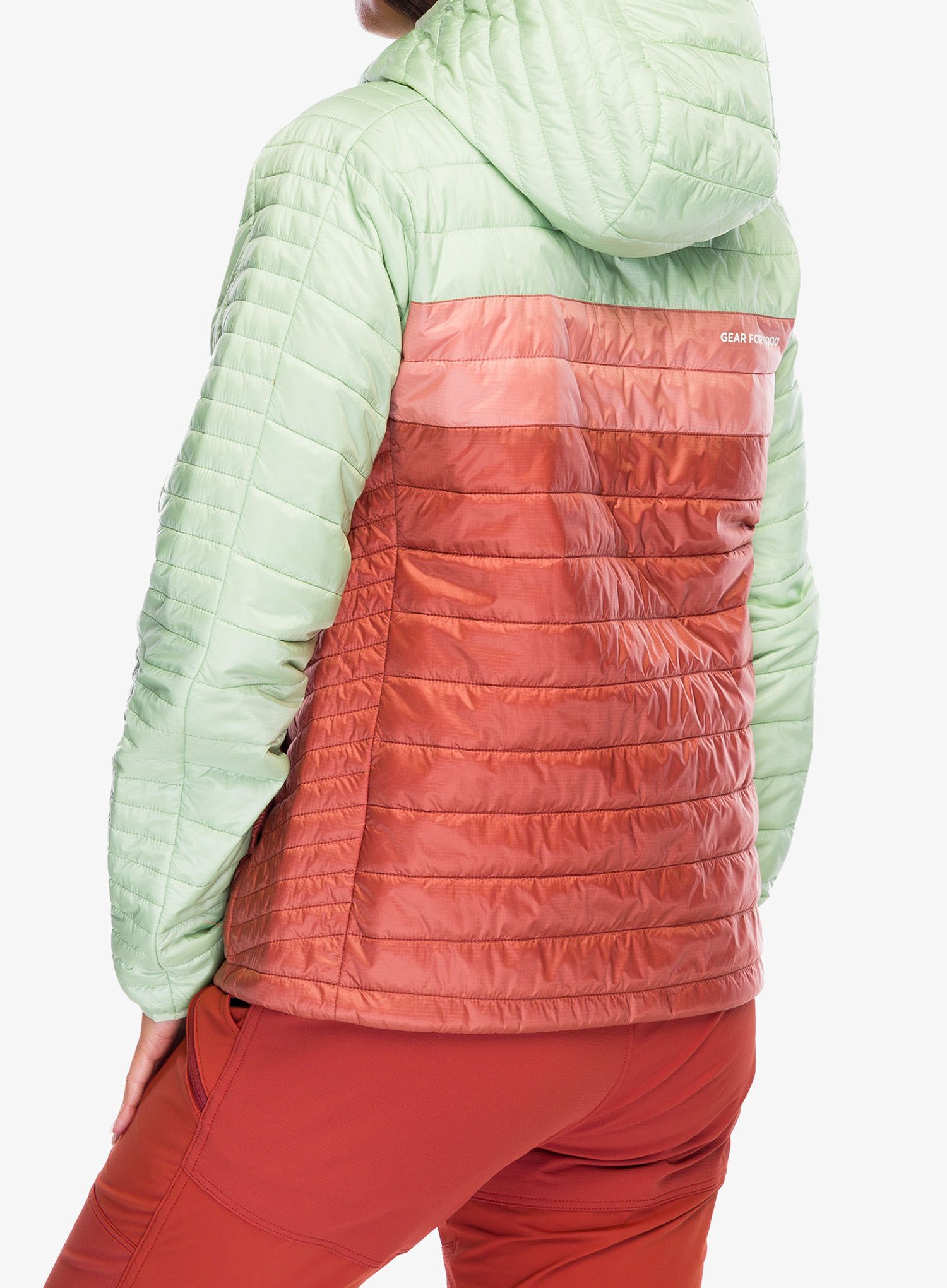 Ženska sintetična jakna Cotopaxi Capa Insulated Hooded Jacket - green tea/faded brick
