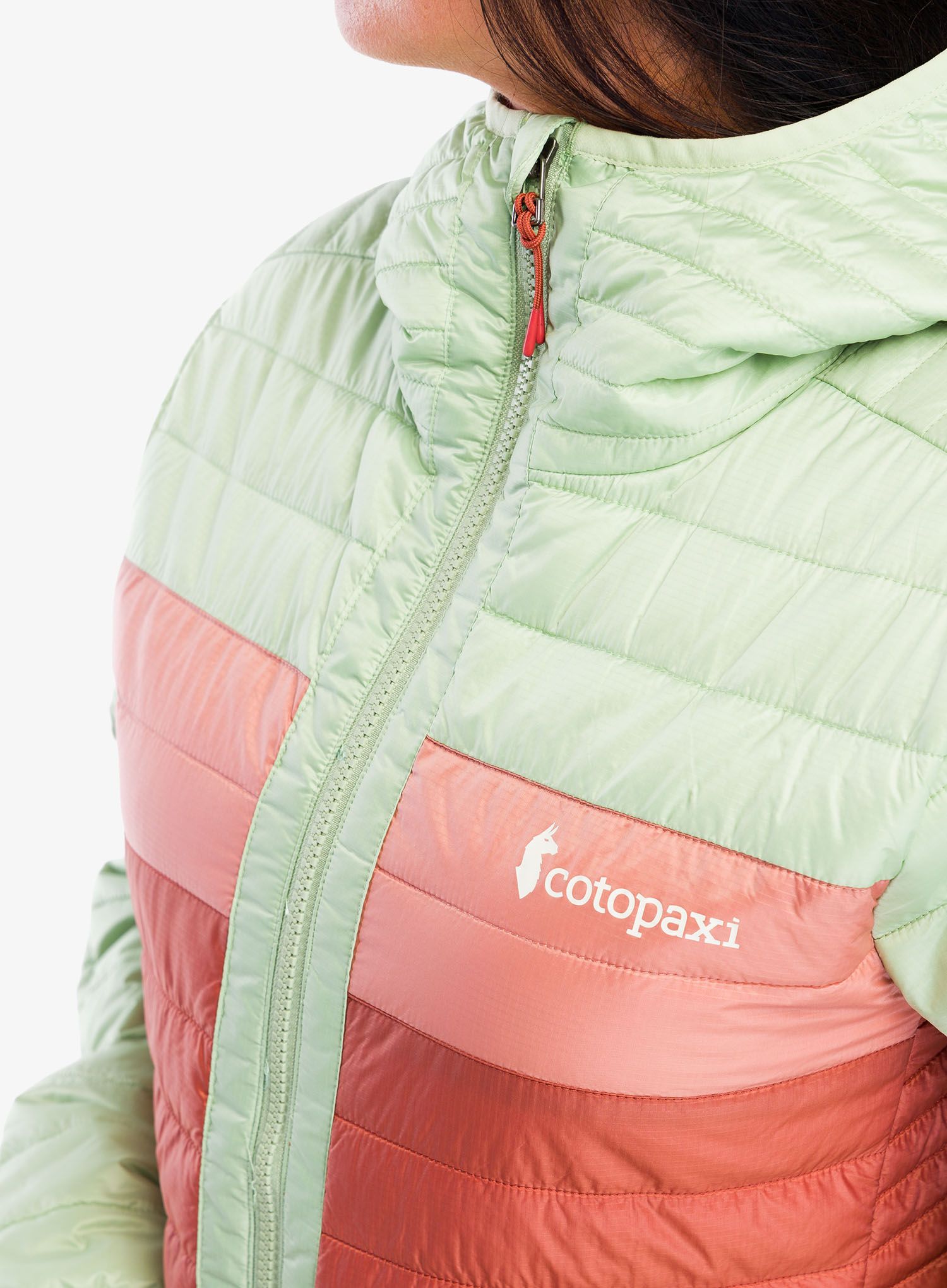 Ženska sintetična jakna Cotopaxi Capa Insulated Hooded Jacket - green tea/faded brick