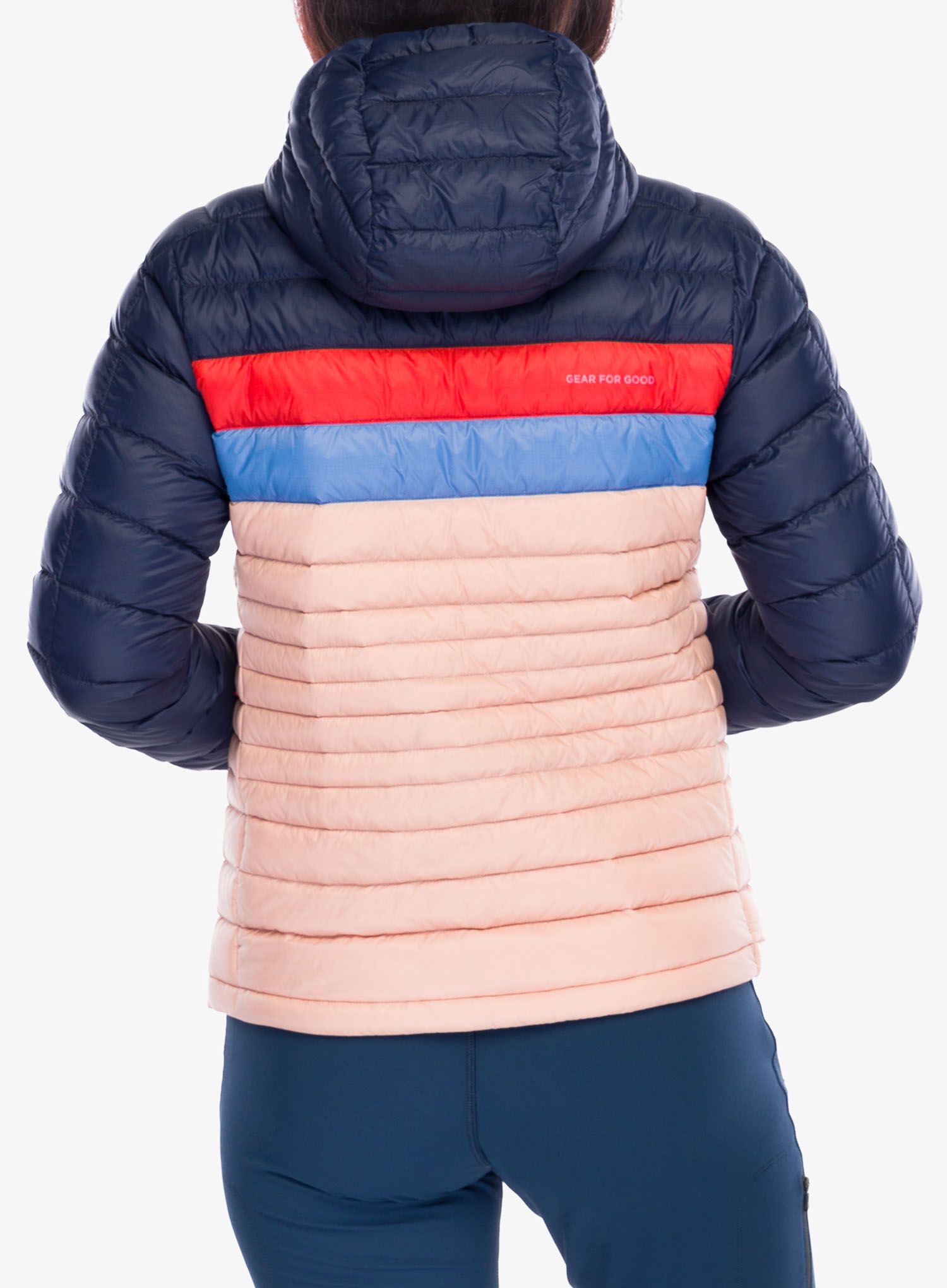 Ženska puhovka Cotopaxi Fuego Down Hooded Jacket - ink/rosewood