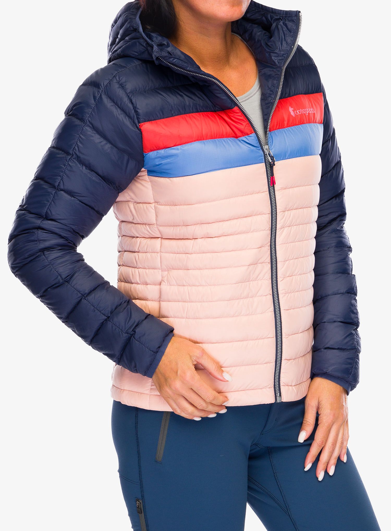 Ženska puhovka Cotopaxi Fuego Down Hooded Jacket - ink/rosewood