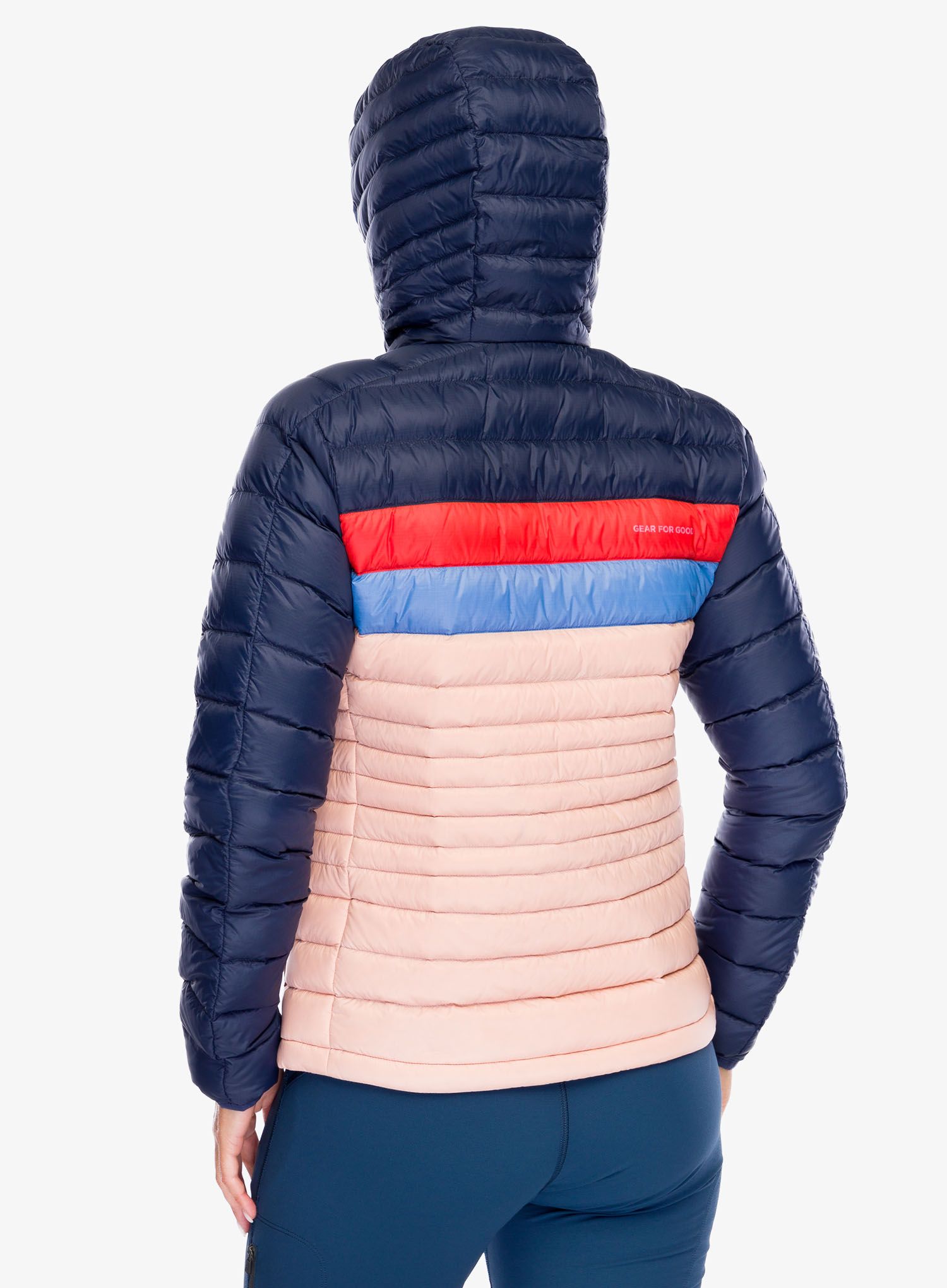 Ženska puhovka Cotopaxi Fuego Down Hooded Jacket - ink/rosewood