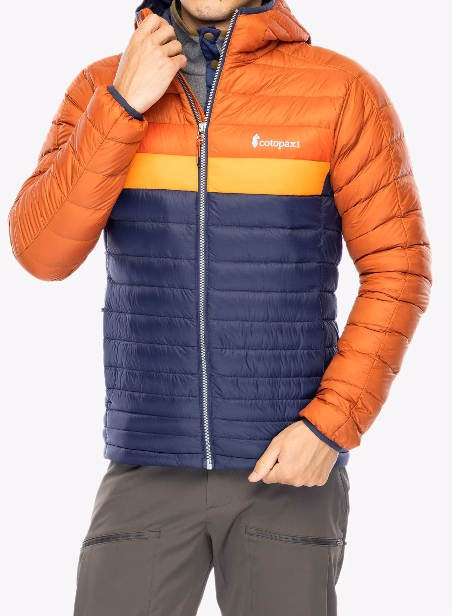 Puhovka Cotopaxi Fuego Down Hooded Jacket - spice/maritime