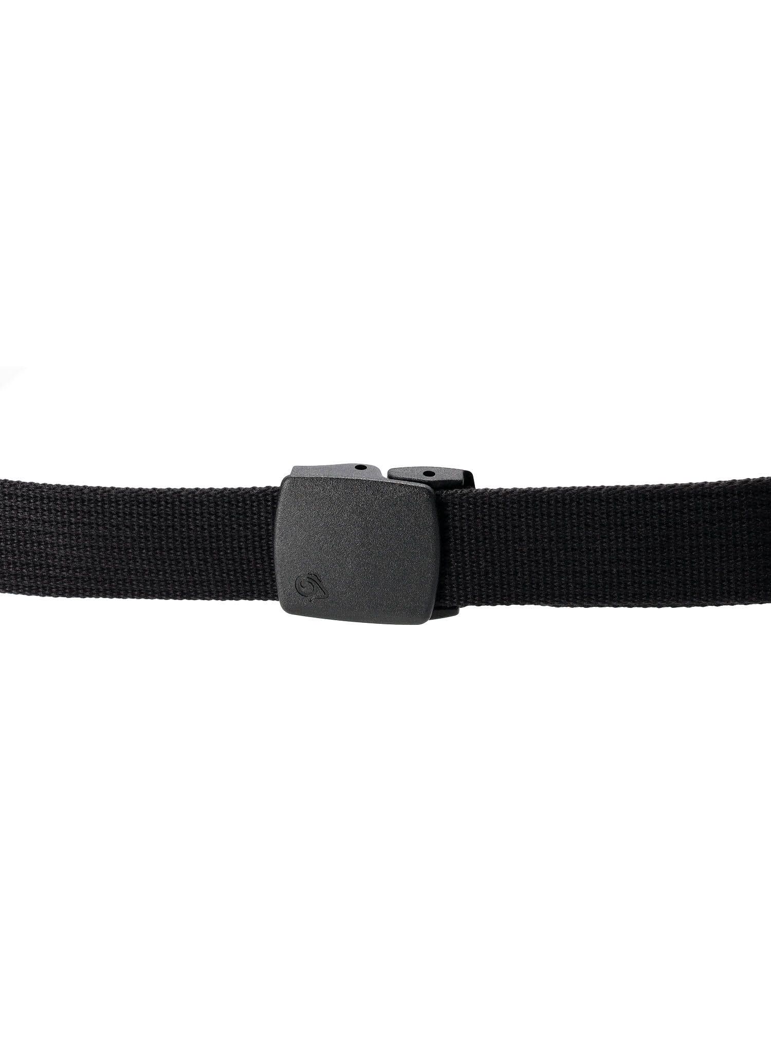 Pas Craghoppers Adjustable Webbing Money Belt - black/black