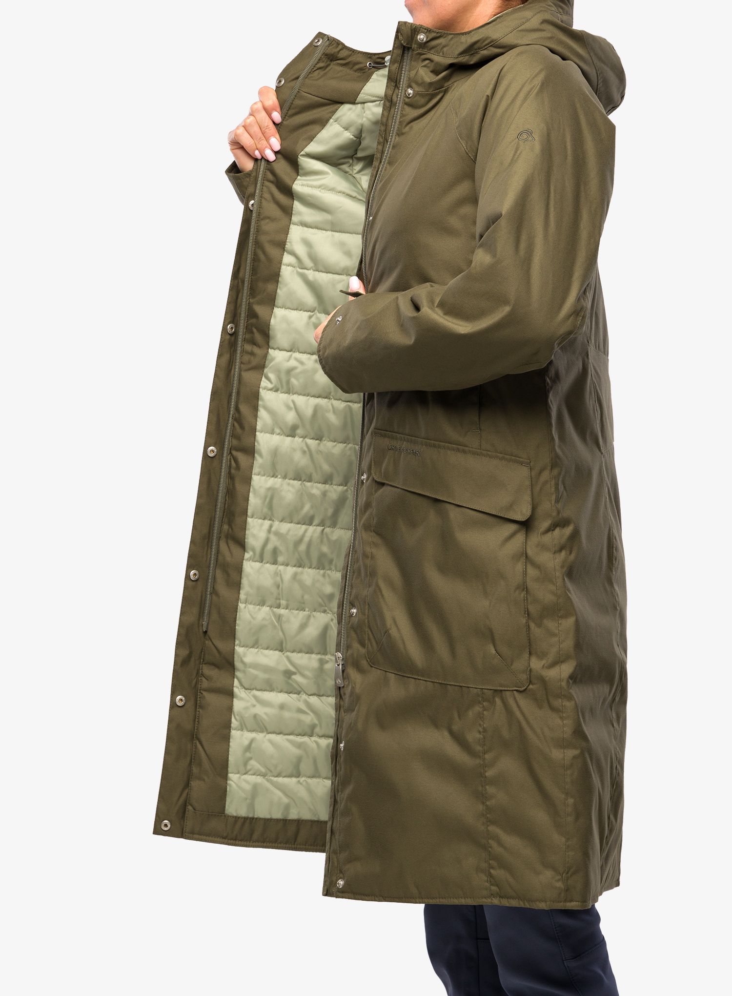 Ženski plašč Craghoppers Caithness Jacket - wild olive