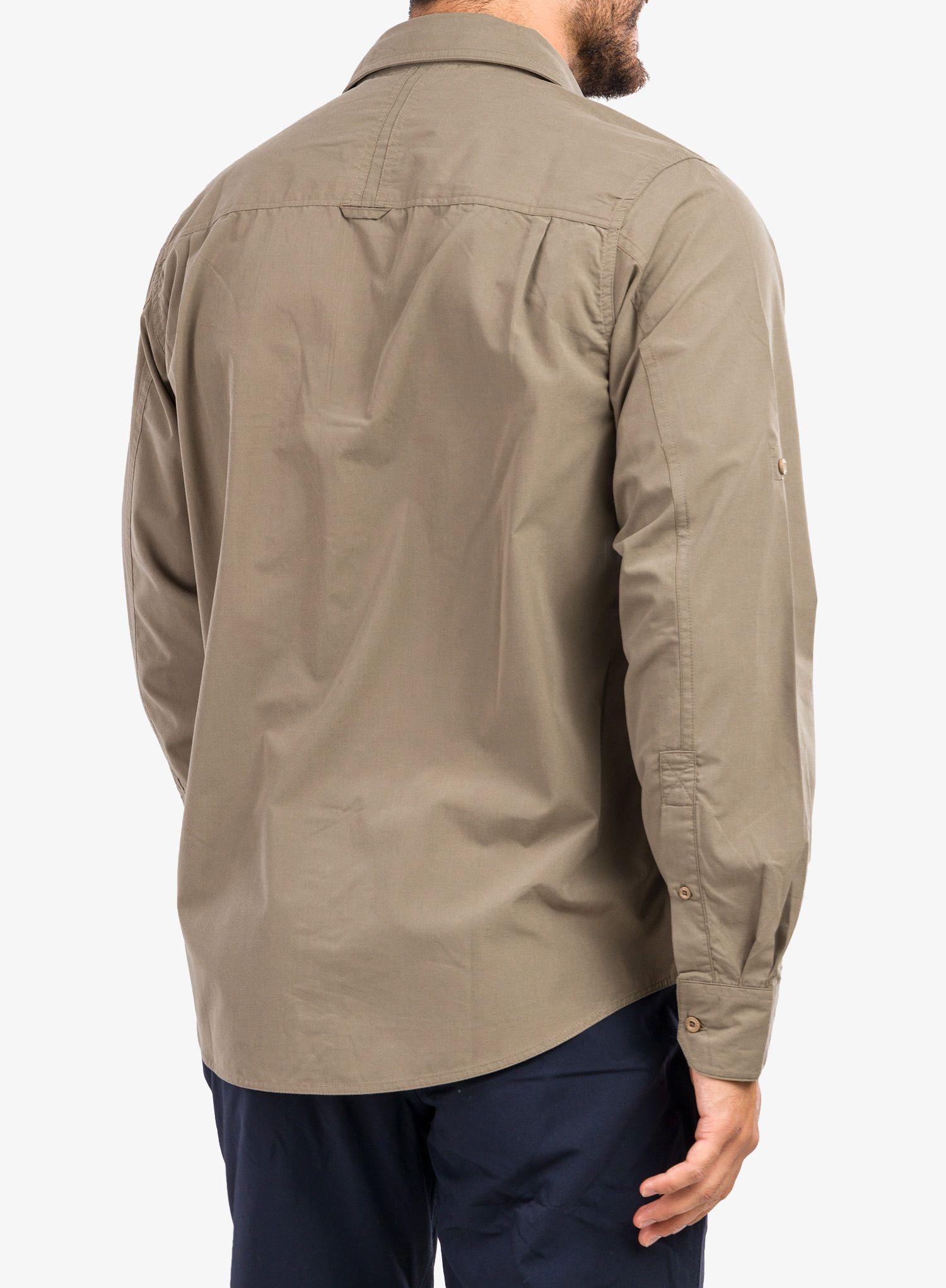 Moška srajca Craghoppers Kiwi LS Shirt - pebble