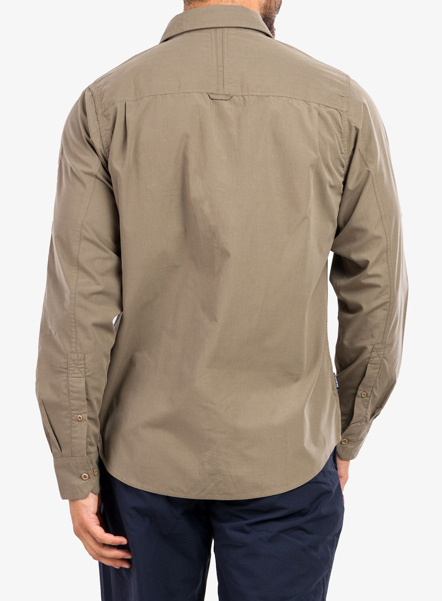 Moška srajca Craghoppers Kiwi LS Shirt - pebble