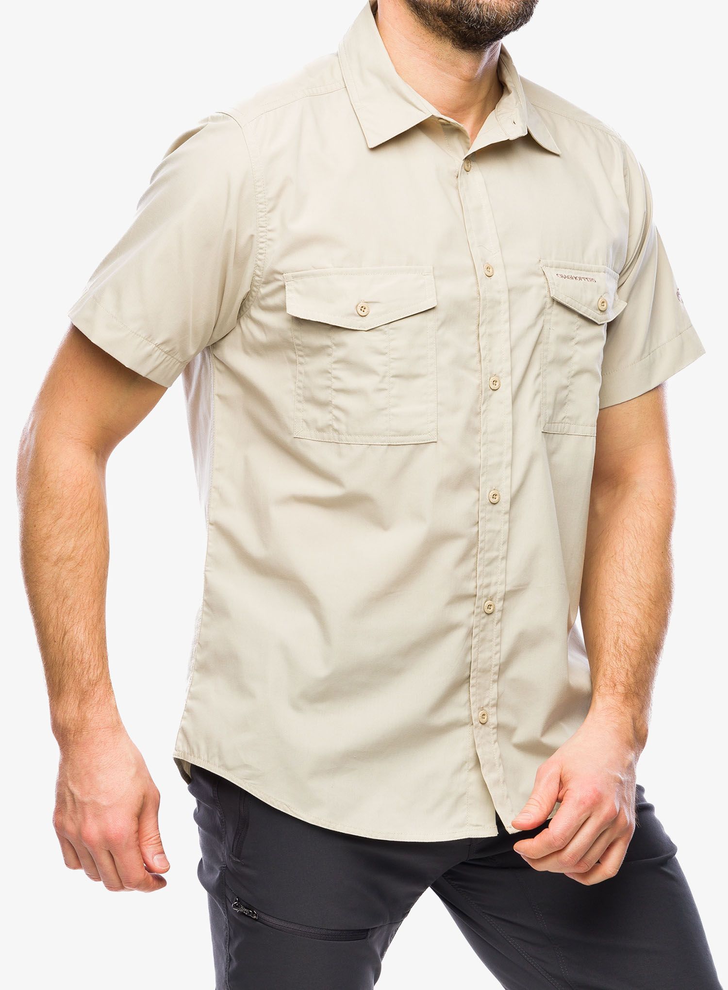 Srajca Craghoppers Kiwi SS Shirt - oatmeal