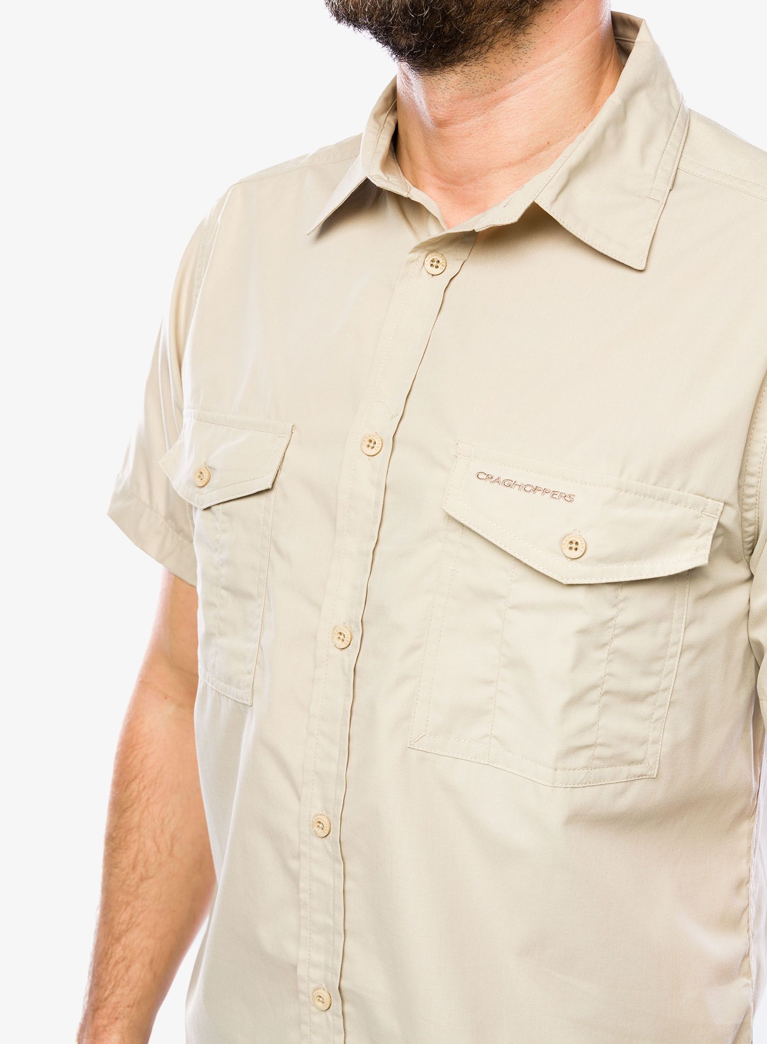 Srajca Craghoppers Kiwi SS Shirt - oatmeal