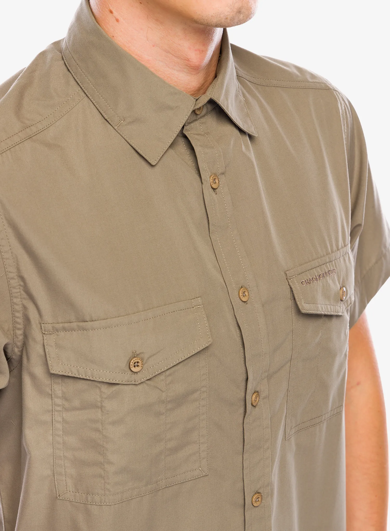 Srajca Craghoppers Kiwi SS Shirt - pebble