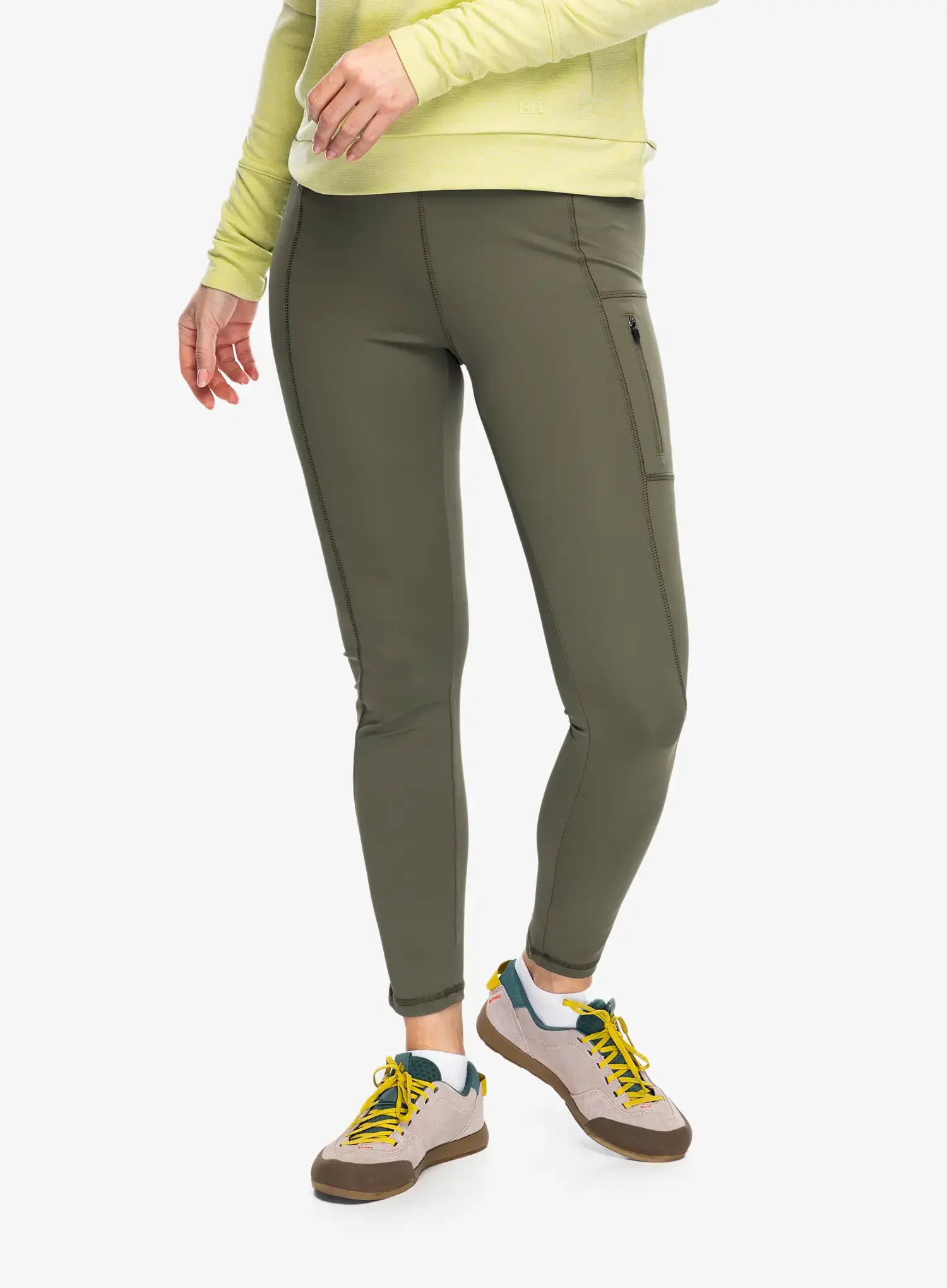 Ženske pajkice Craghoppers NosiLife Adeena Legging - wild olive