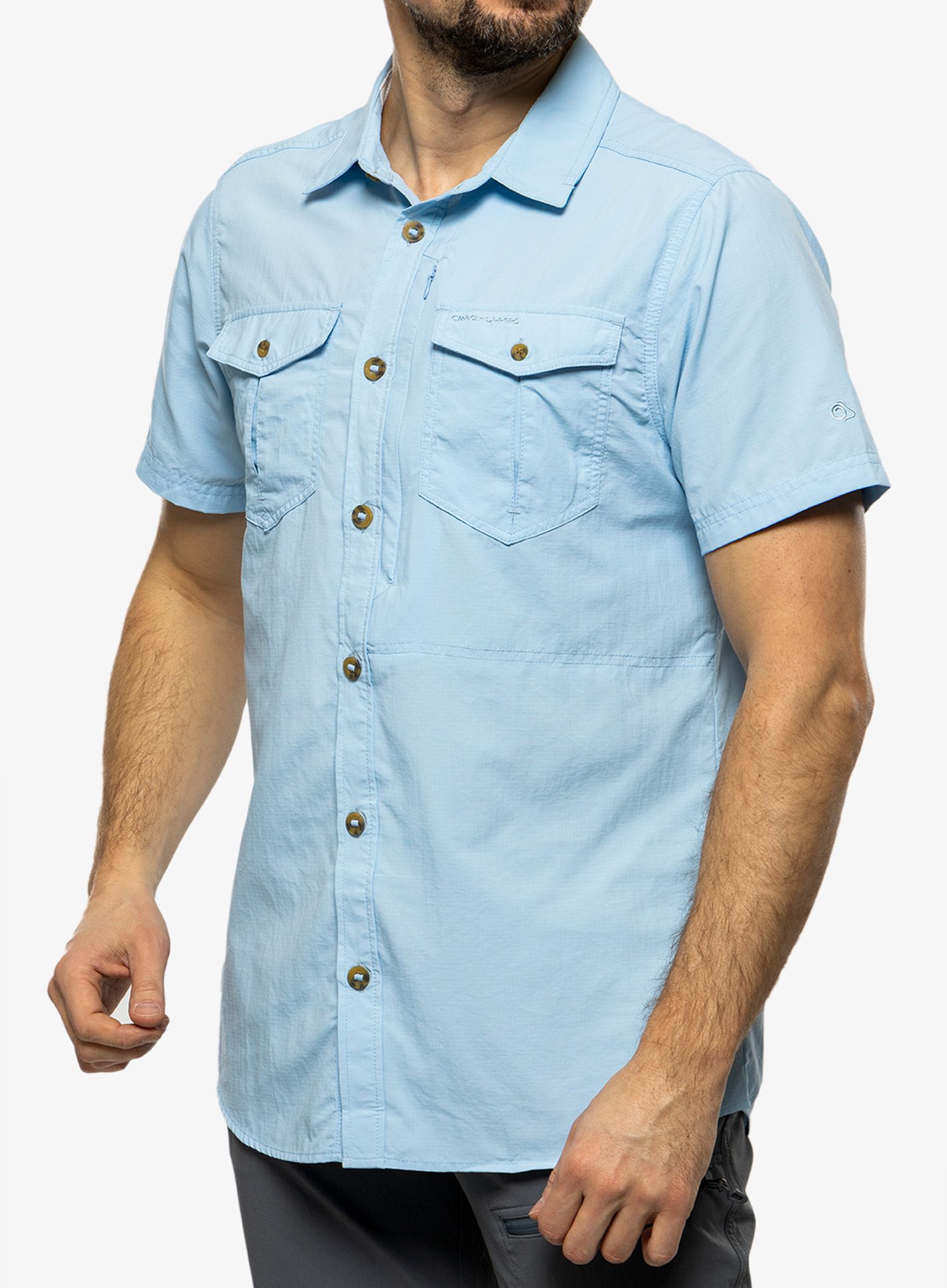 Srajca Craghoppers NosiLife Adventure II S/S Shirt - harbour blue