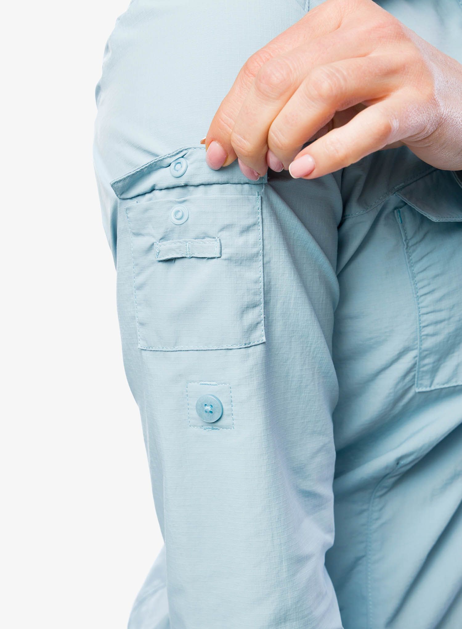 Ženska srajca Craghoppers NosiLife Adventure LS Shirt III - sky blue