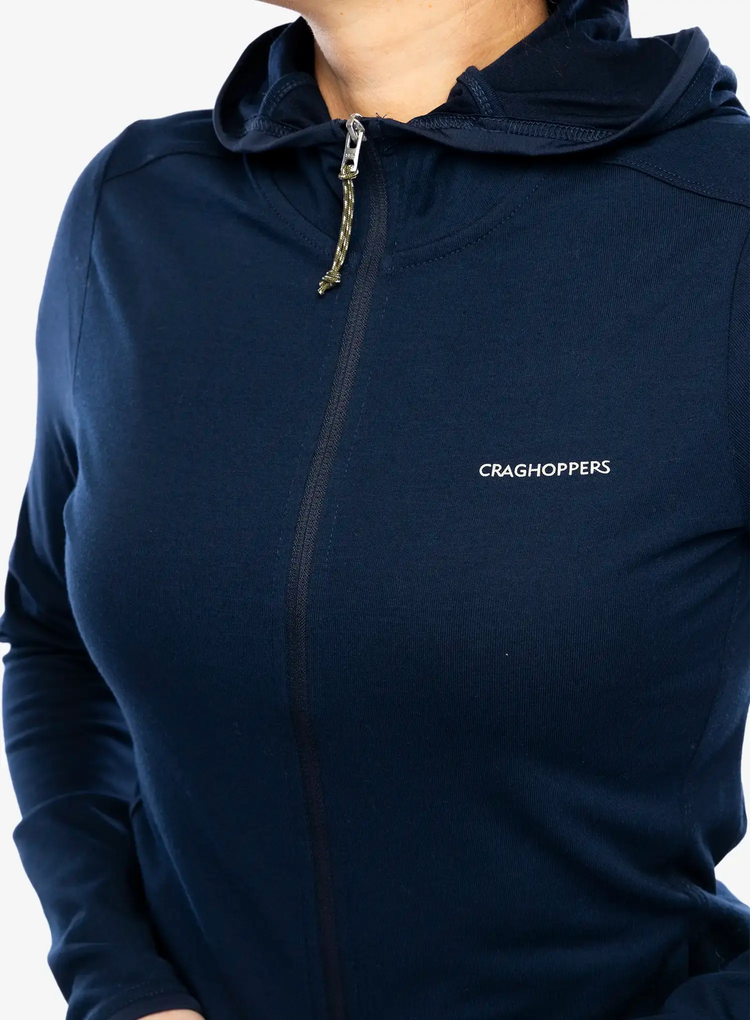 Ženska jopica Craghoppers NosiLife Afia Hooded Jacket - blue navy