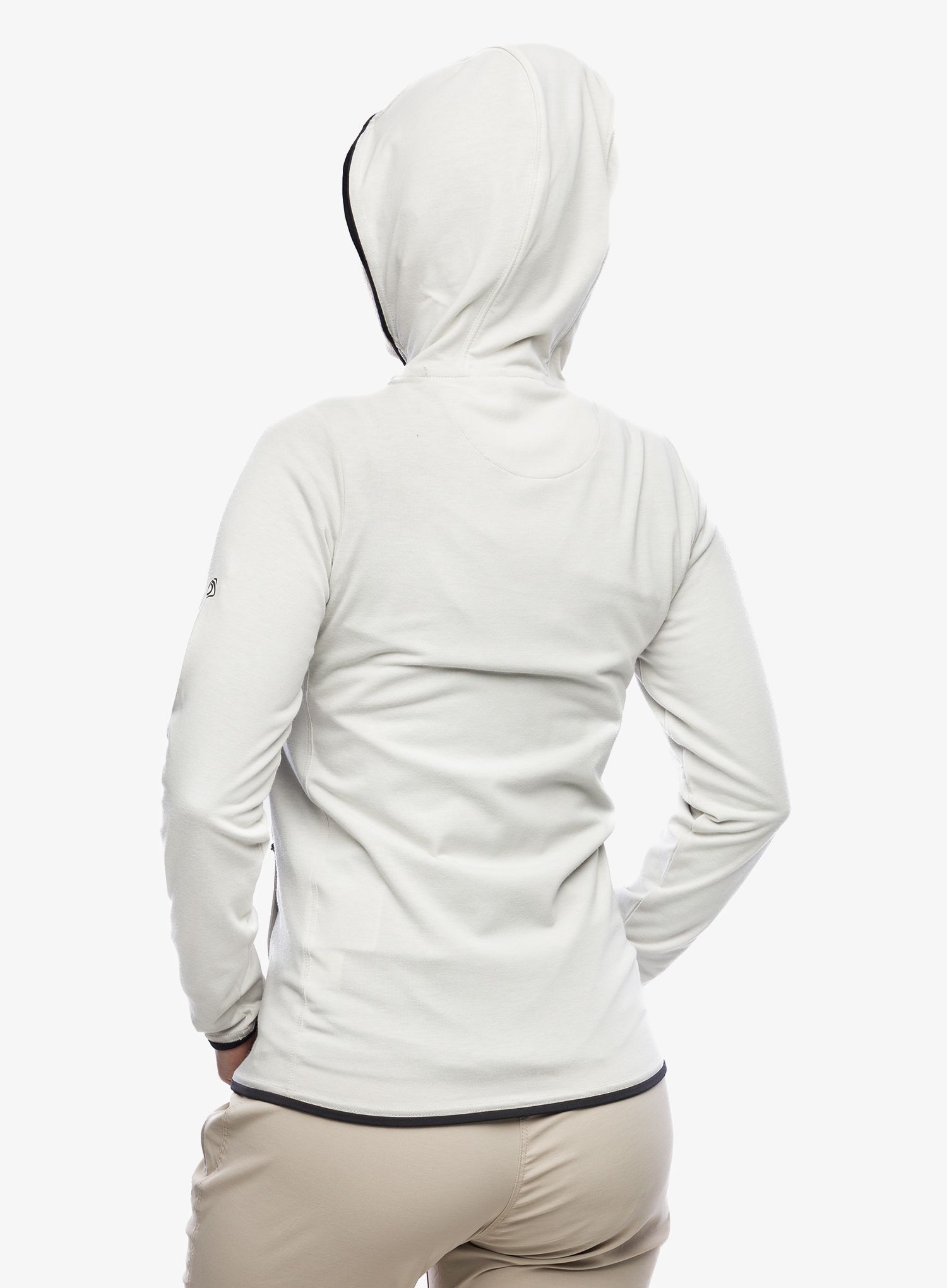 Ženska jopica s kapuco Craghoppers NosiLife Afia Hooded Jacket - light grey marl