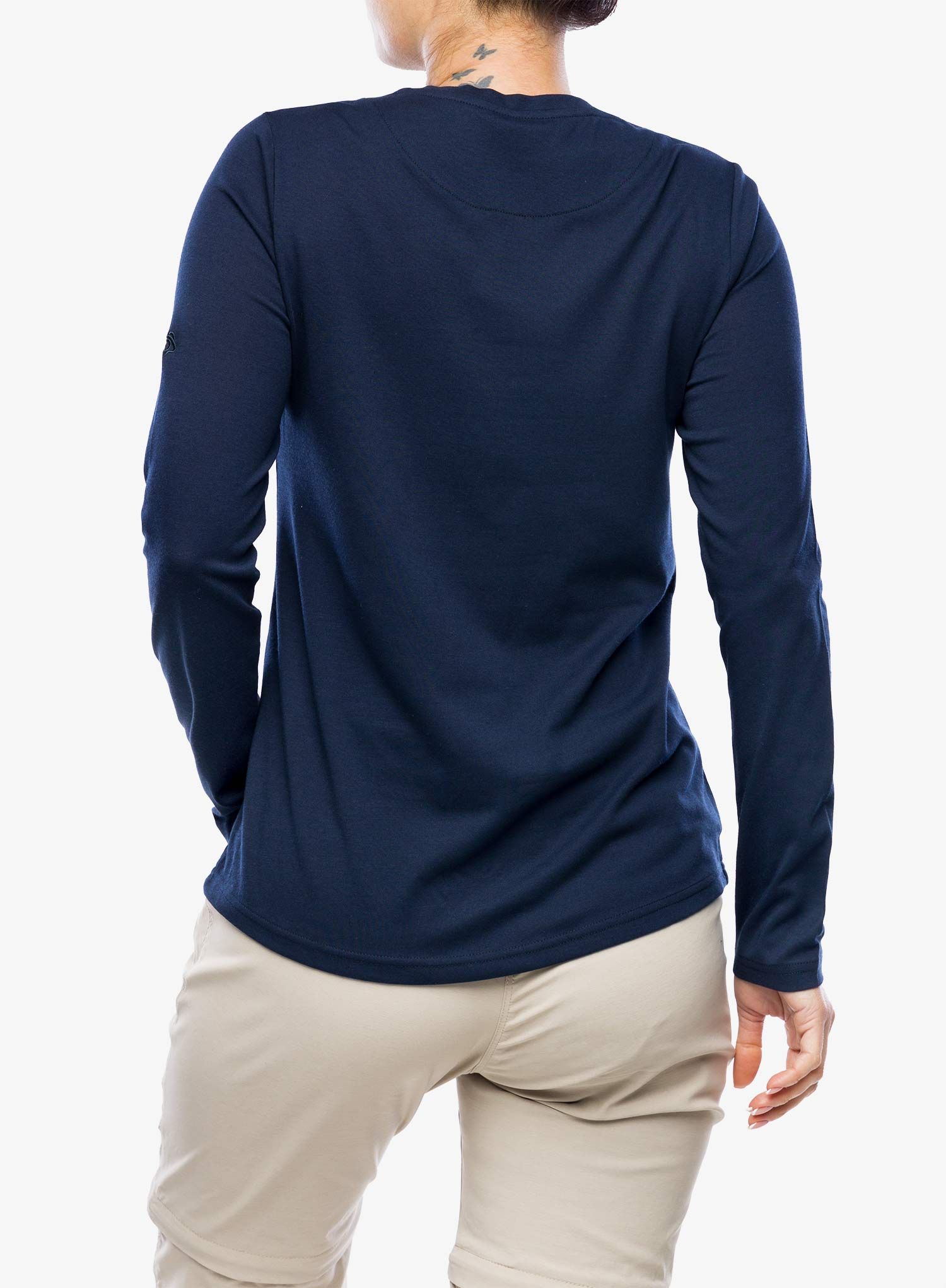 Ženski longsleeve Craghoppers NosiLife Akona LS Top - blue navy
