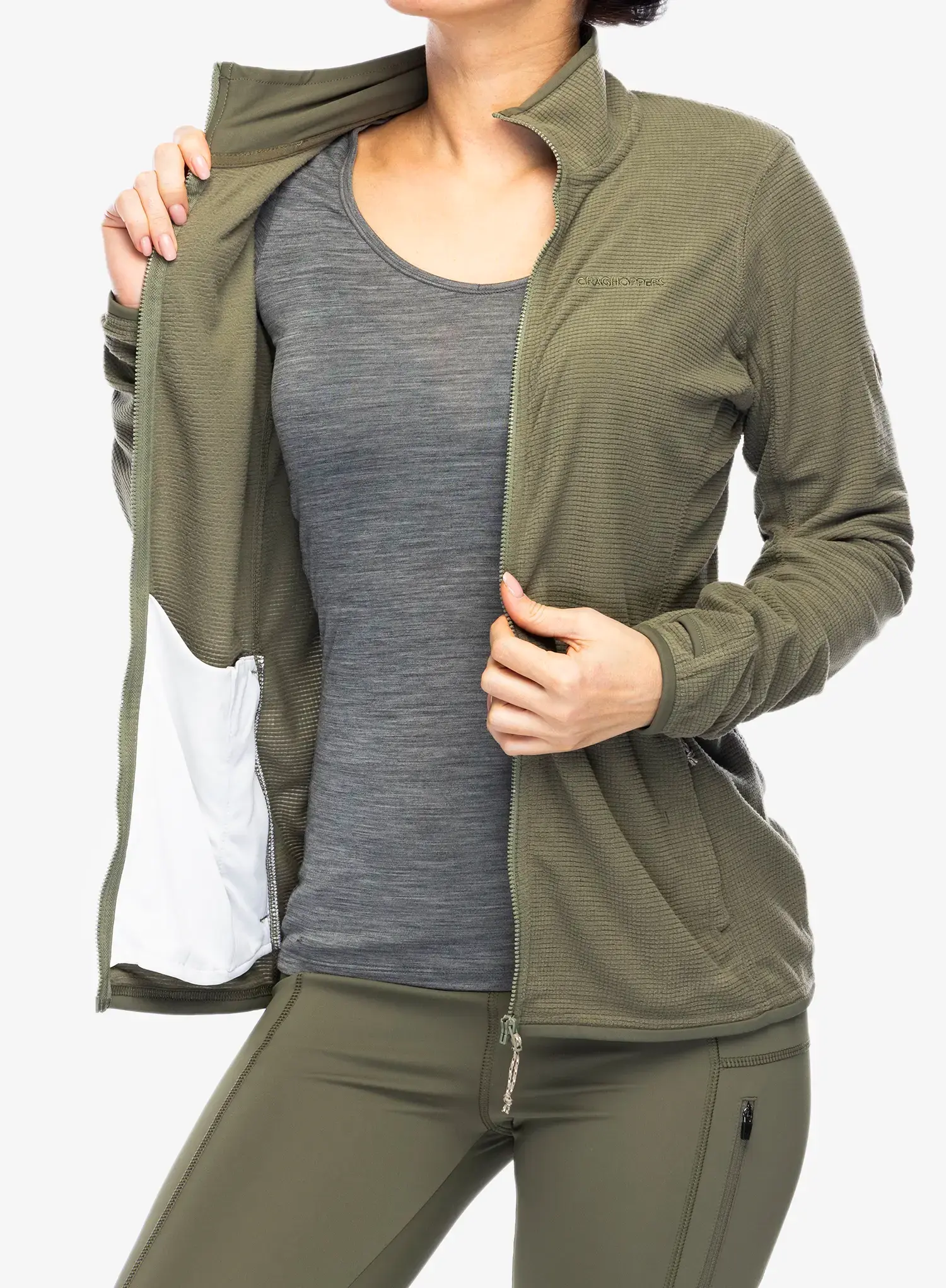 Flis Craghoppers NosiLife Anya Jacket - soft moss