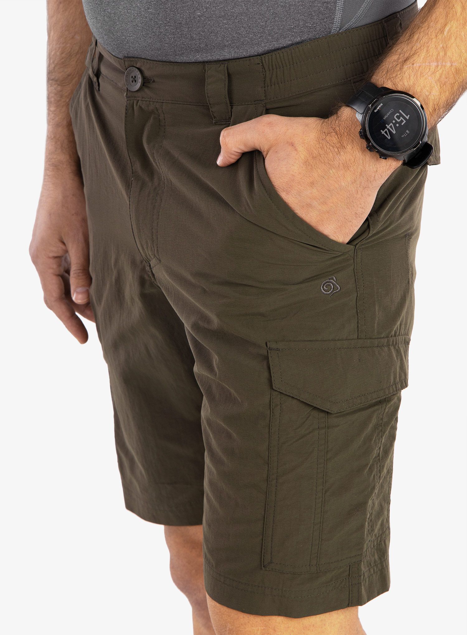Pohodniške kratke hlače Craghoppers NosiLife Cargo II Shorts - woodland green
