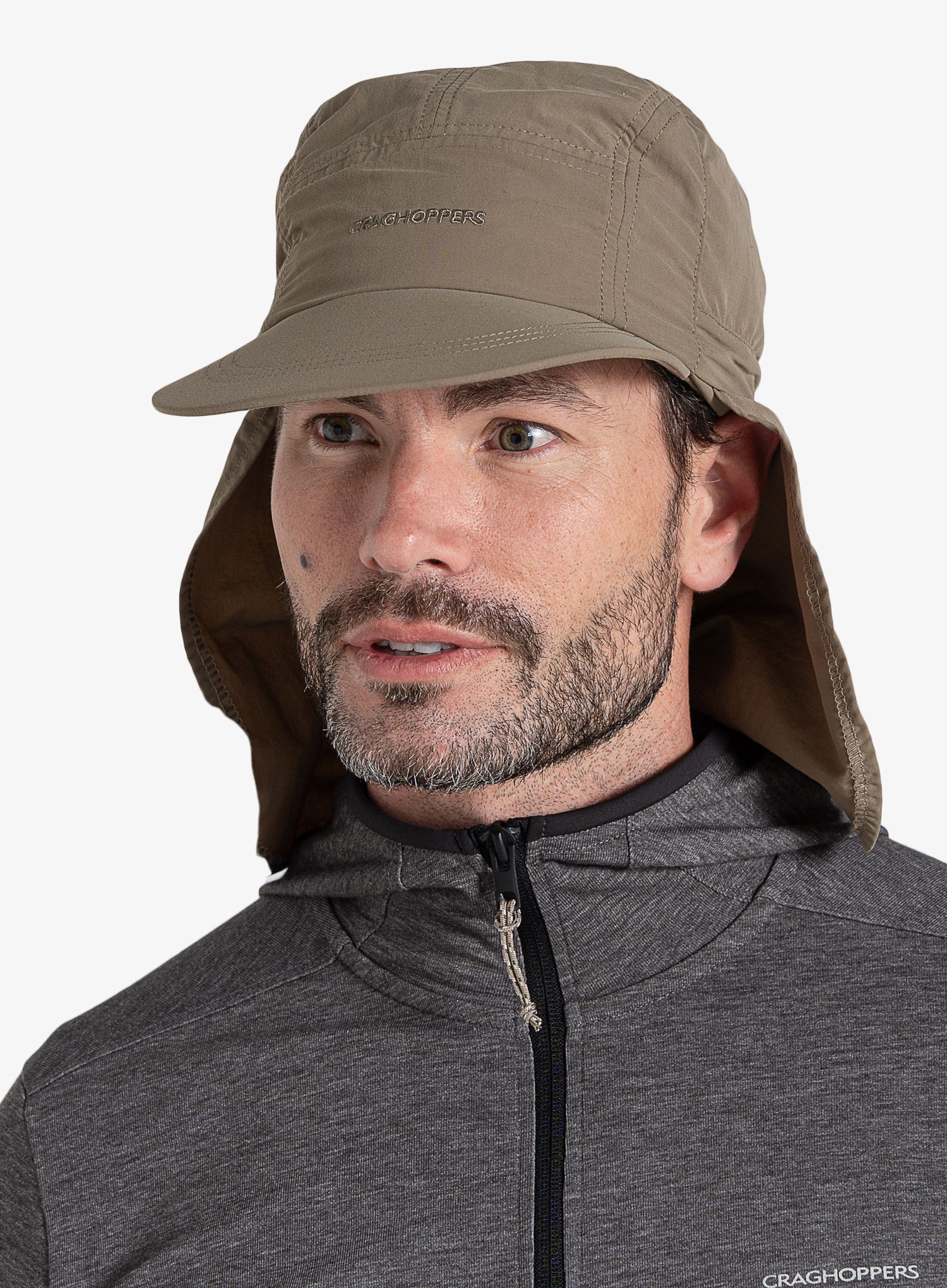 Kapa s šiltom Craghoppers NosiLife Desert Hat III - pebble