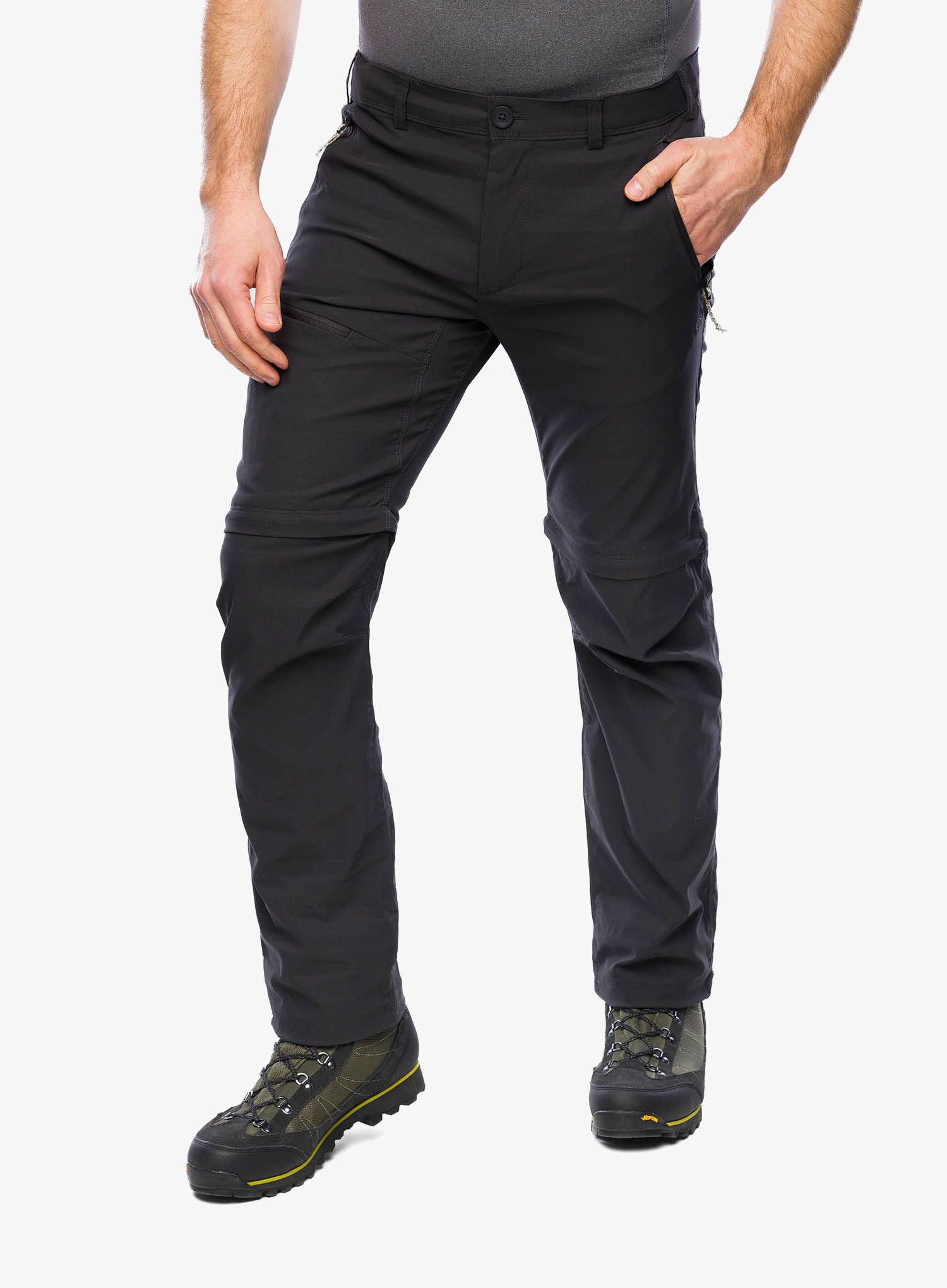 Pohodniške hlače Craghoppers NosiLife Pro Convertible Trouser III - black pepper