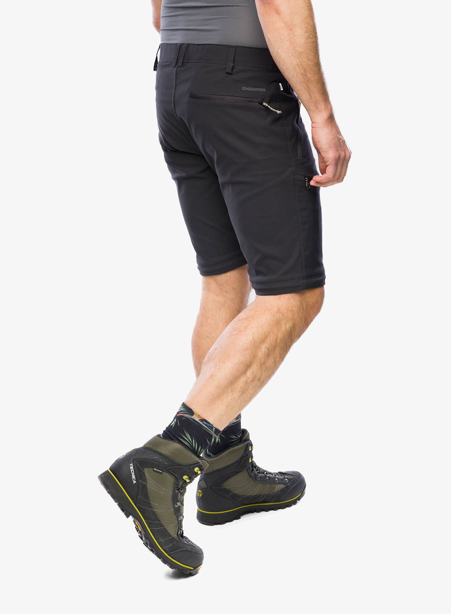 Pohodniške hlače Craghoppers NosiLife Pro Convertible Trouser III - black pepper